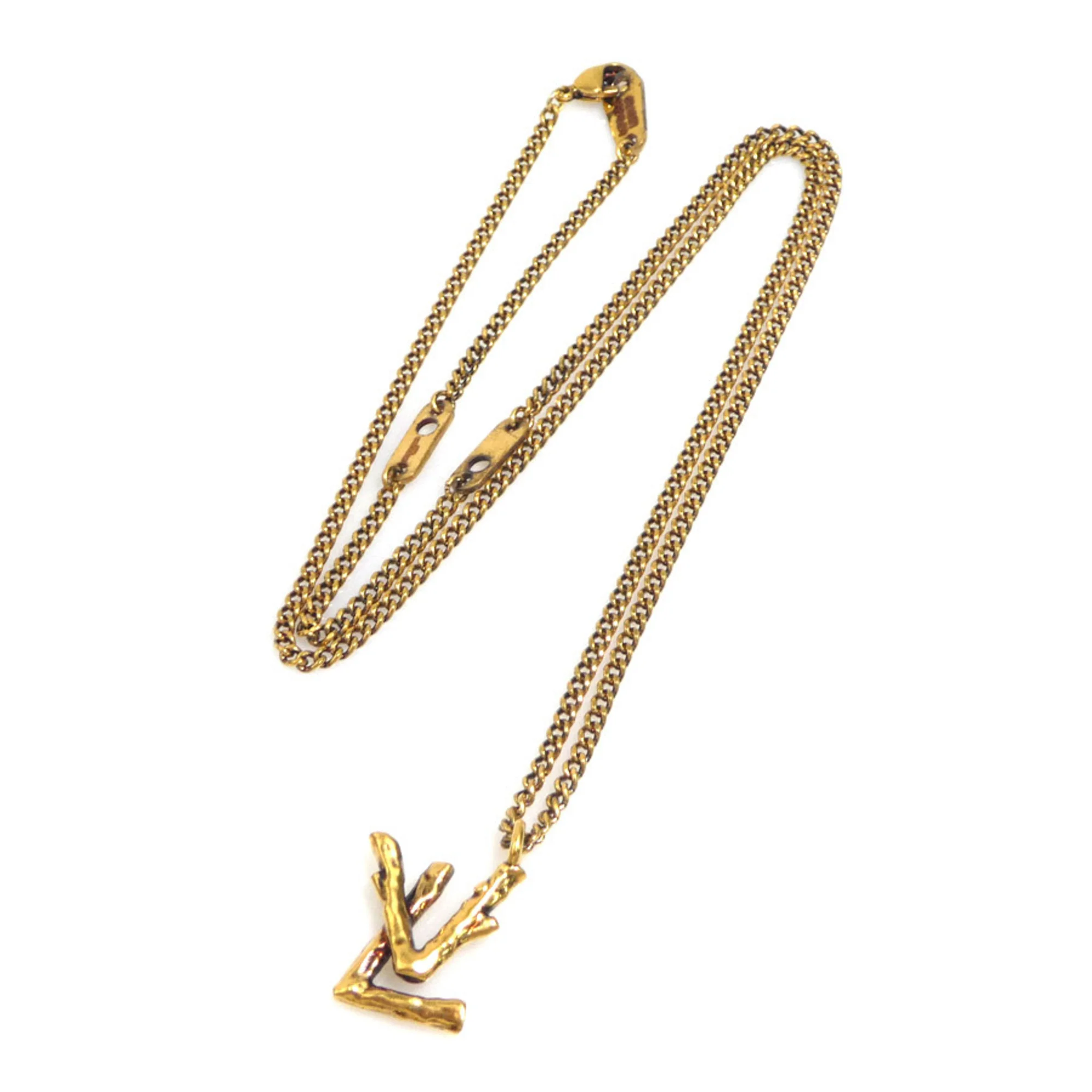 Pendant Necklace Metal Gold - Image 9