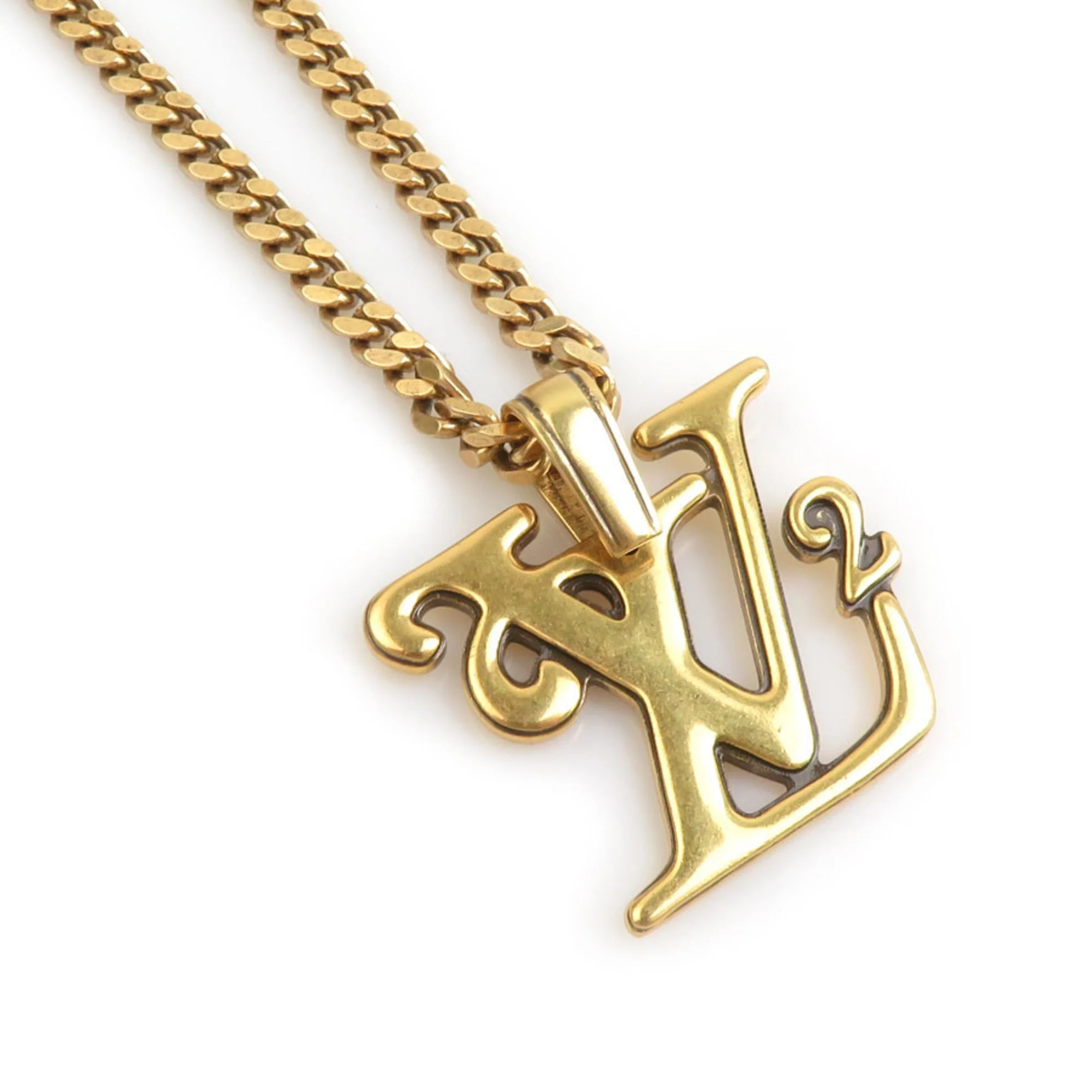 Pendant Necklace Metal Gold