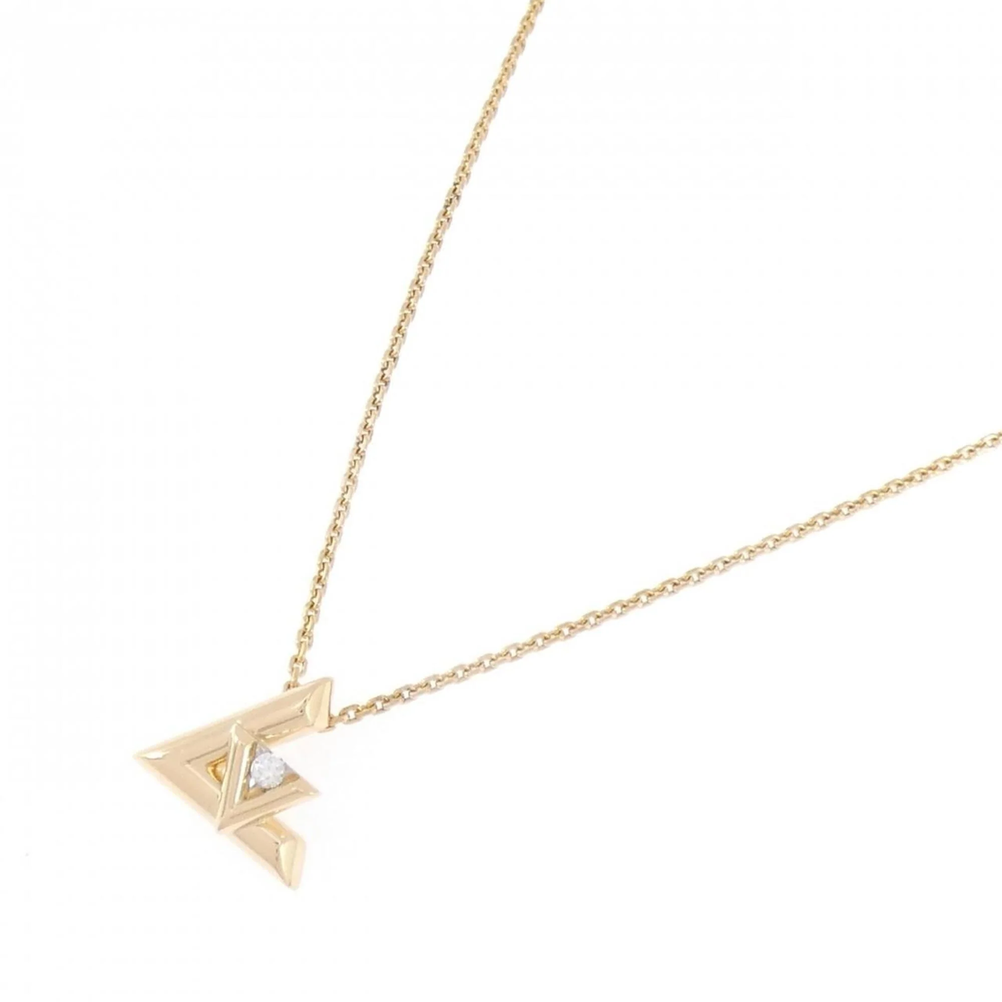 Vault One PM Pendant Necklace 18K Yellow Gold With Diamond - Image 2