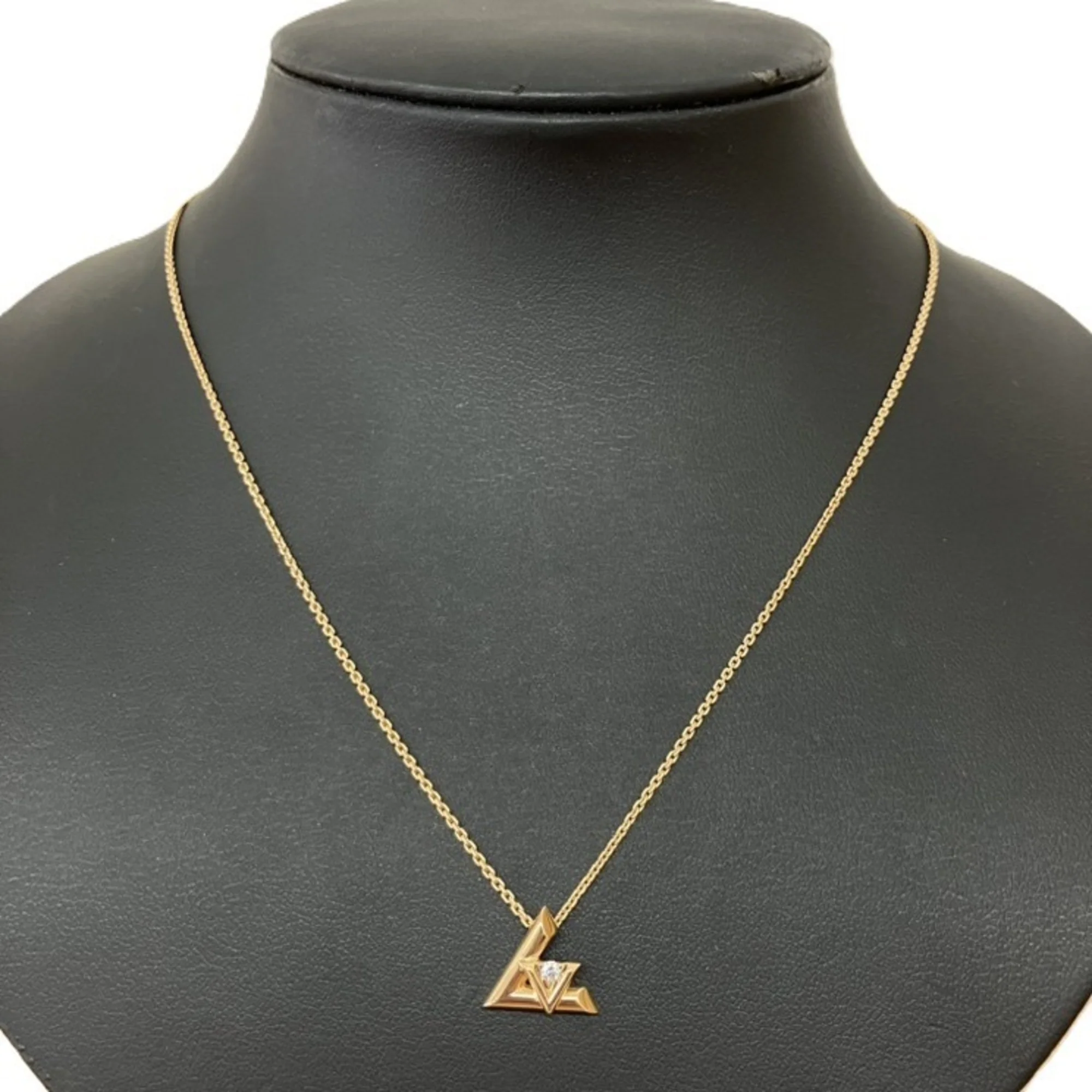 Volt One Pendant Necklace 18K Yellow Gold Mini - Image 5