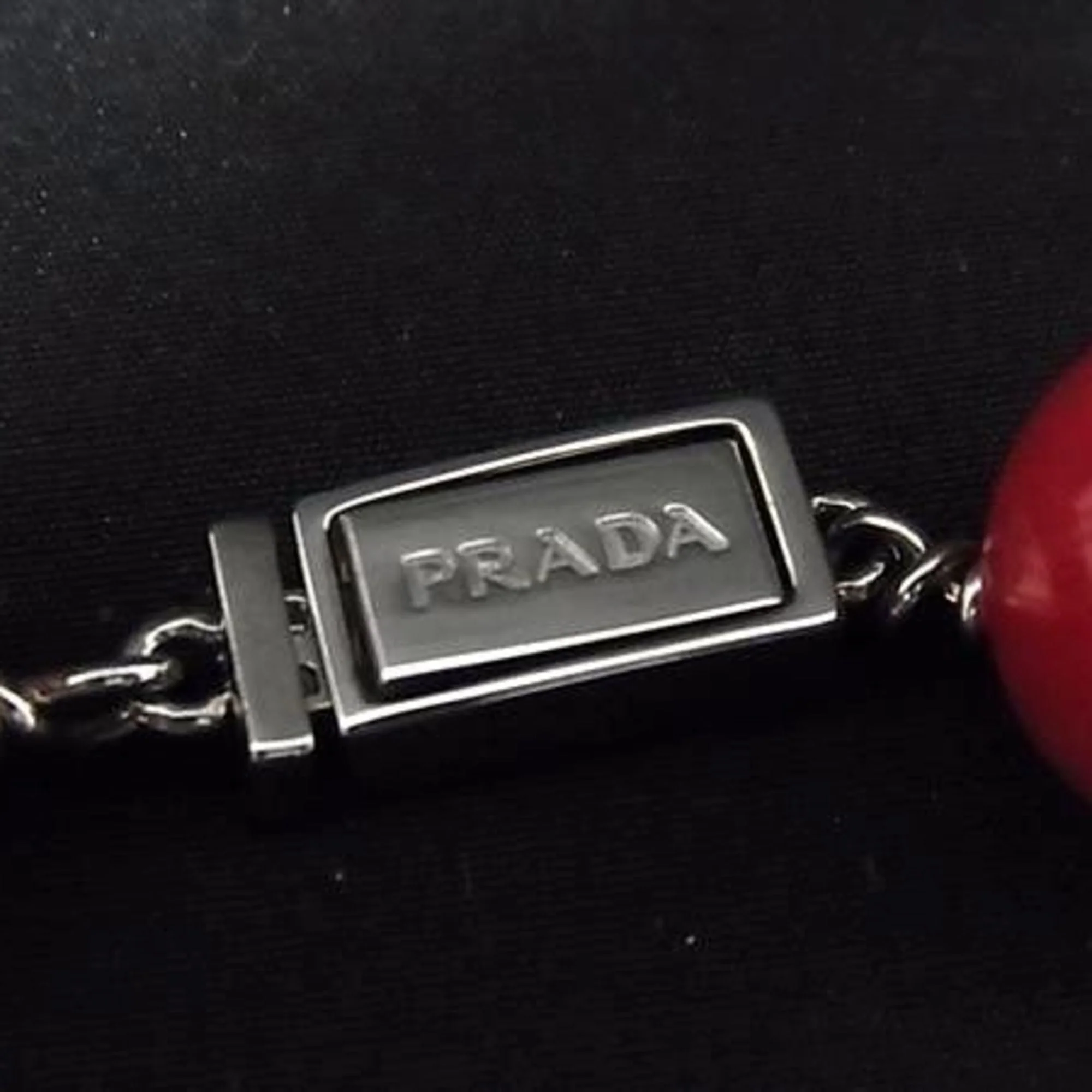 Pendant Necklace Red PLEX Crystal Bird Flower - Image 2