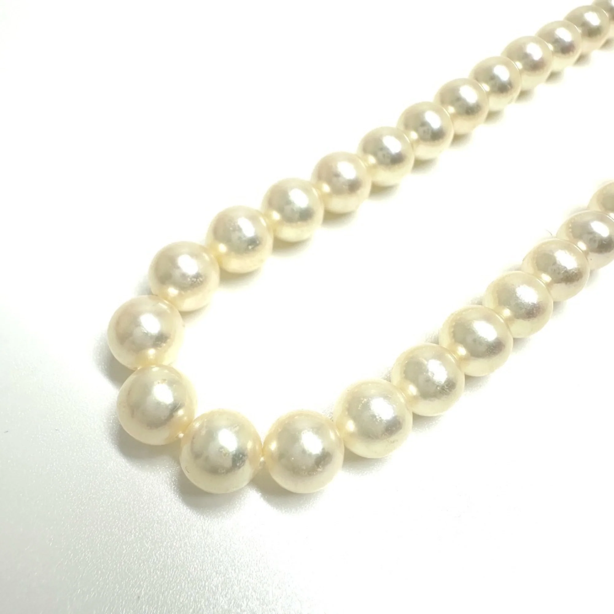 Pendant Necklace With White Pearl 7.0mm 40cm - Image 4