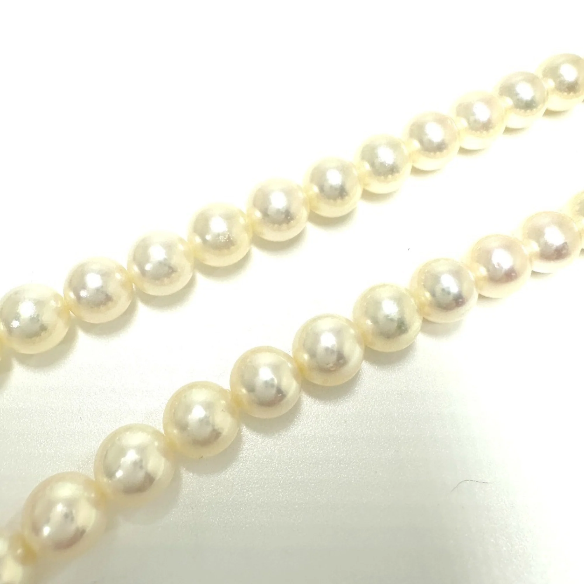 Pendant Necklace With White Pearl 7.0mm 40cm - Image 7