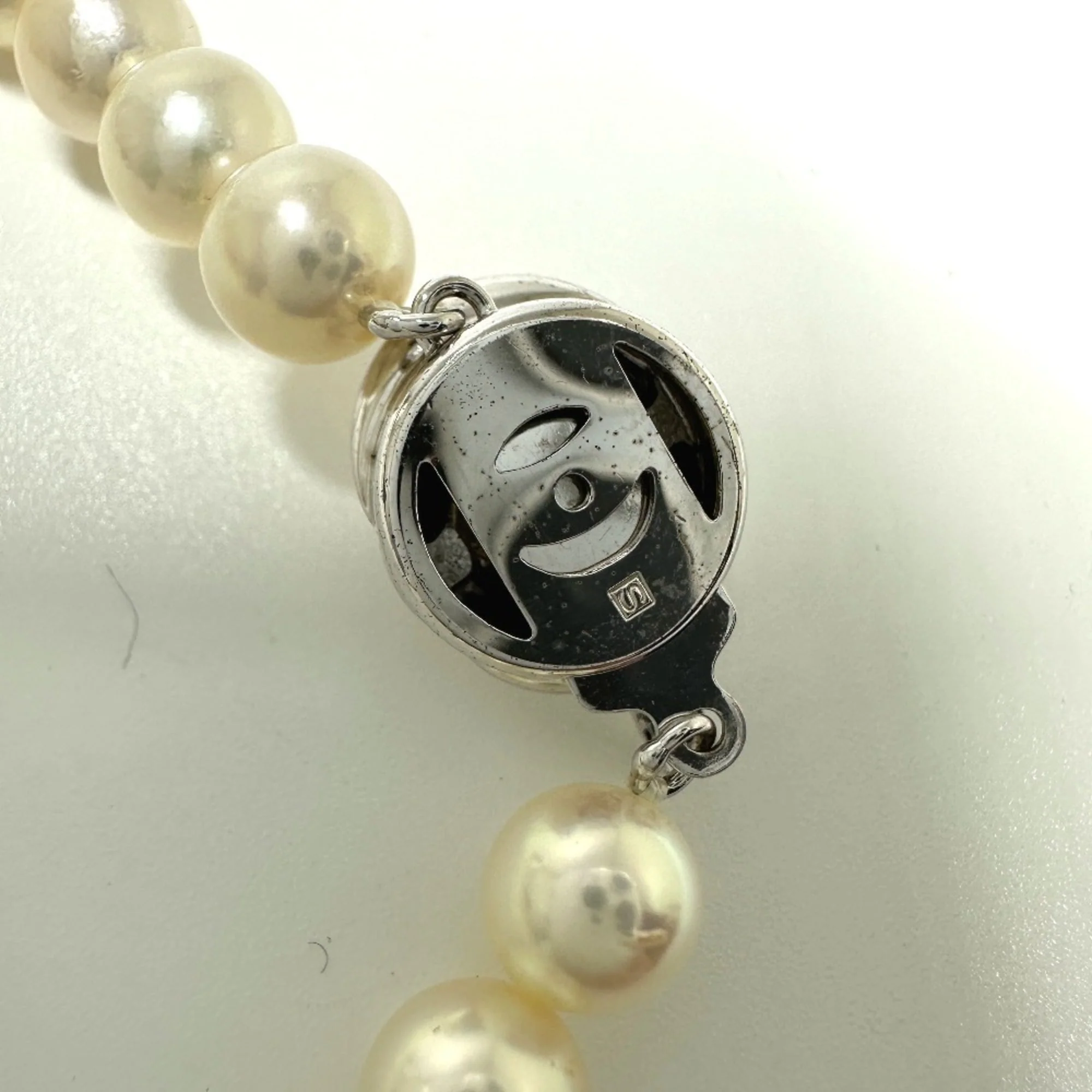 Pendant Necklace With White Pearl 7.0mm 40cm - Image 9