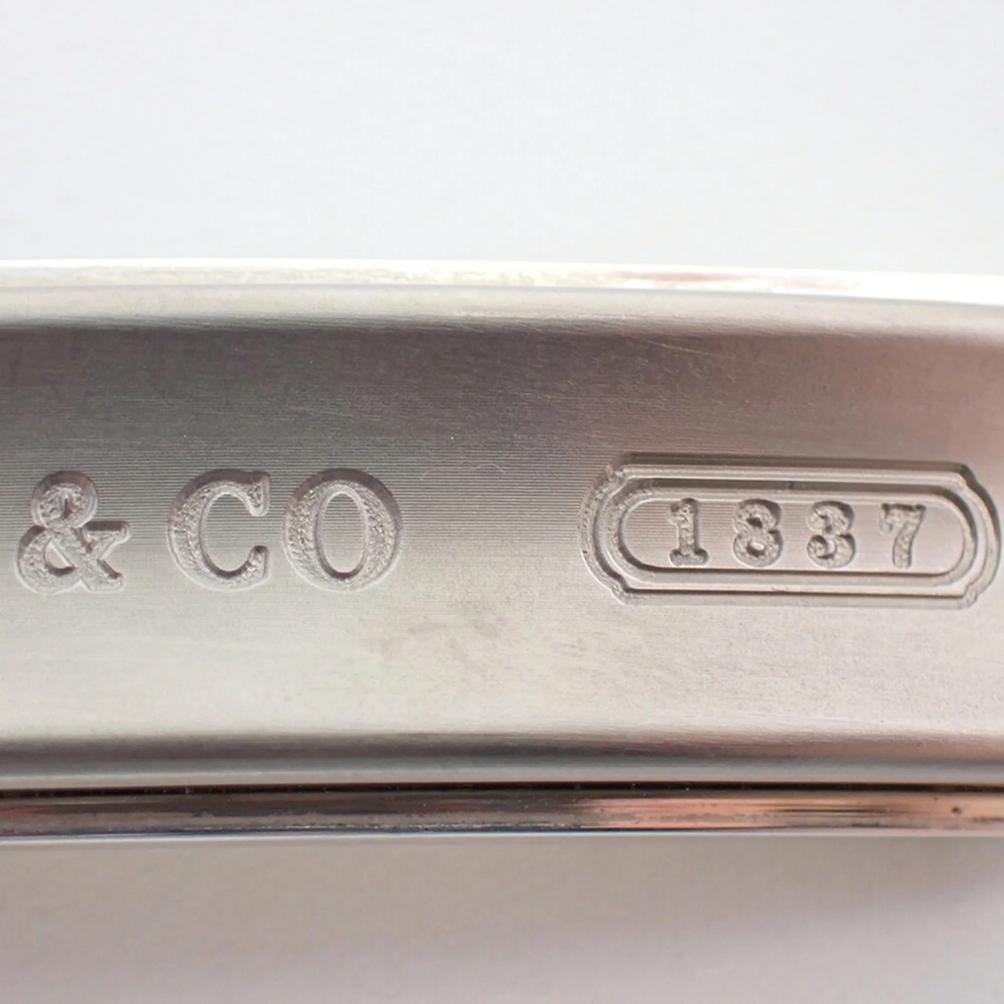 1837 Bar Pendant Necklace Titanium - Image 8