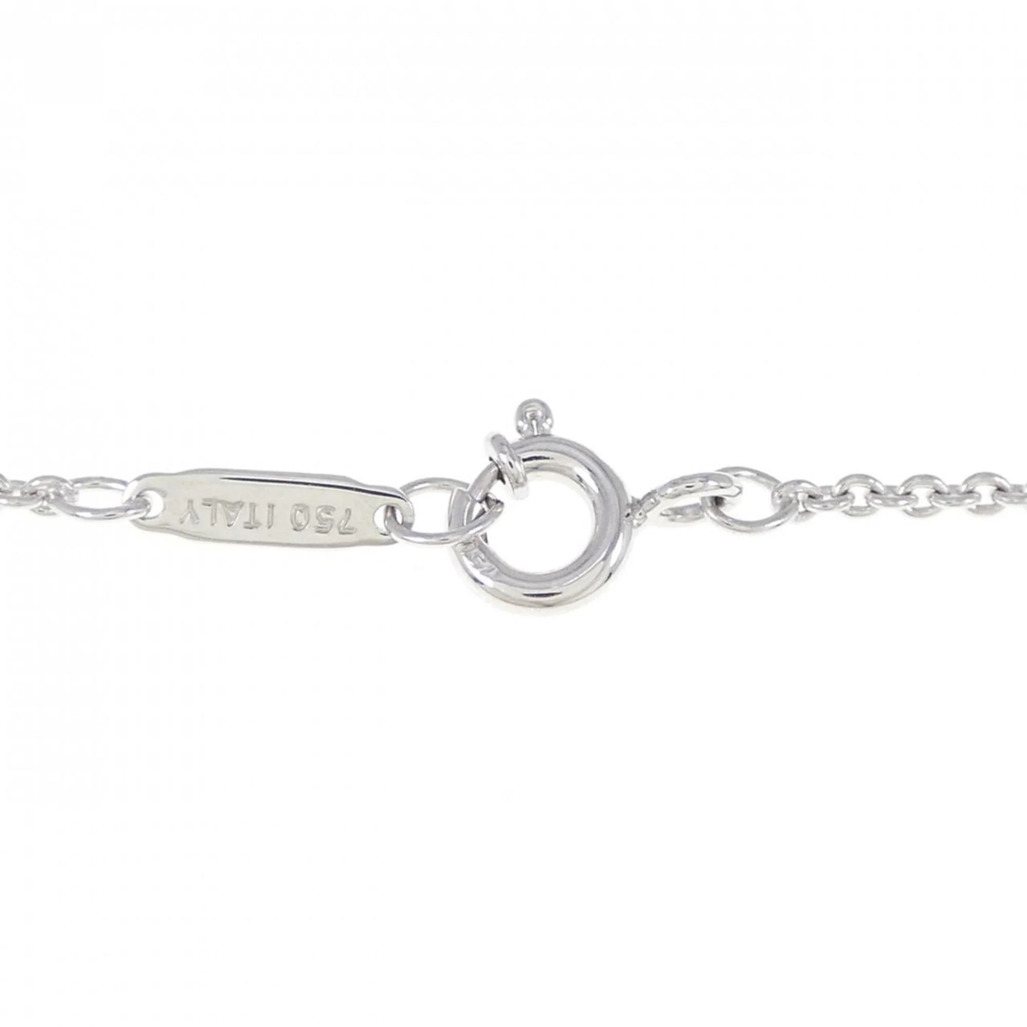1837 Circle Pendant Necklace 18K White Gold - Image 5