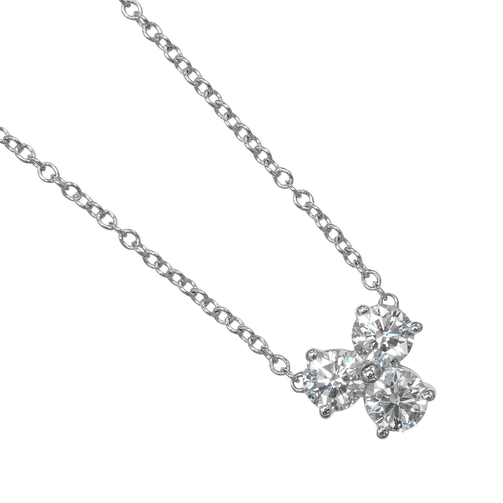 Aria Pendant Necklace Platinum with Diamond