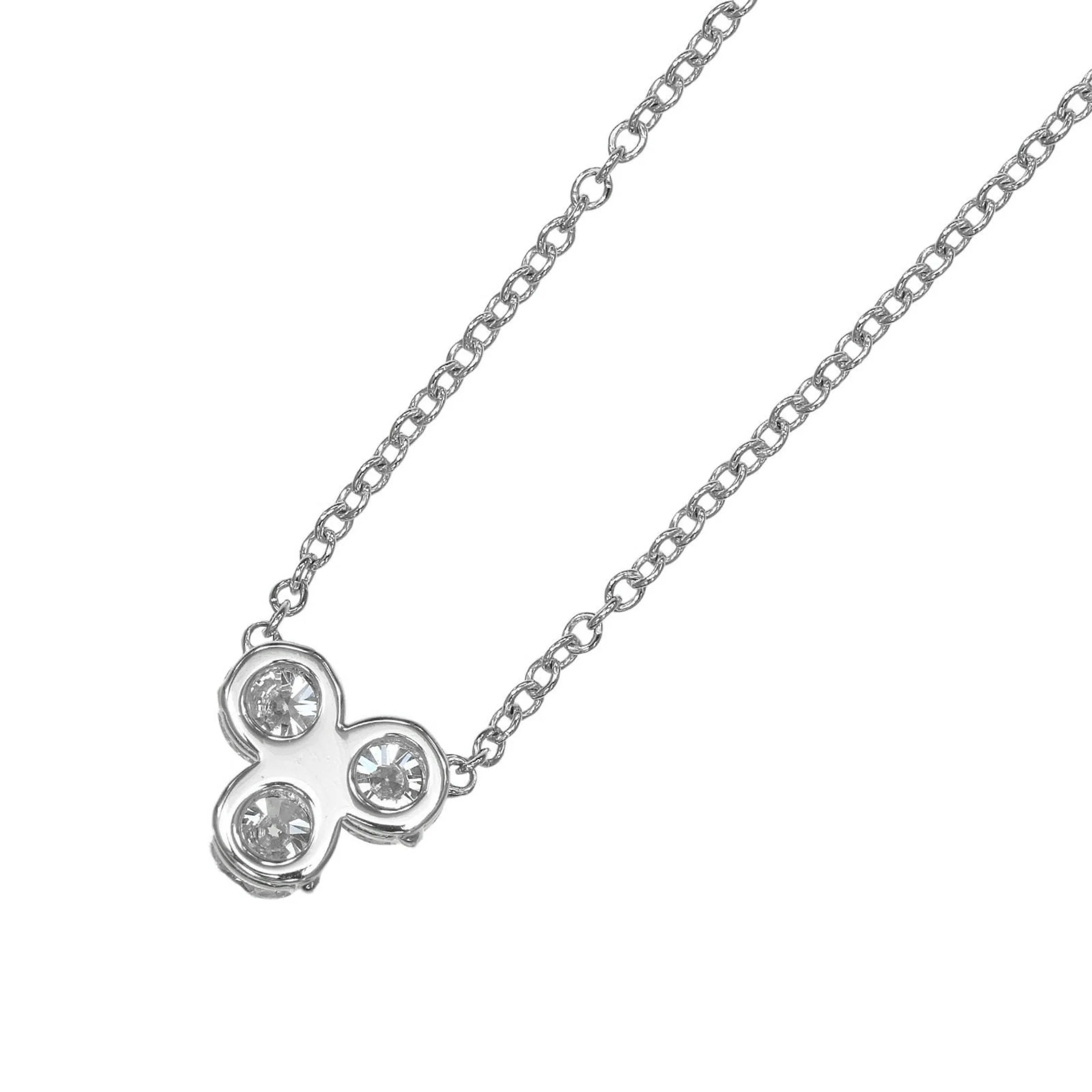 Aria Pendant Necklace Platinum with Diamond - Image 3