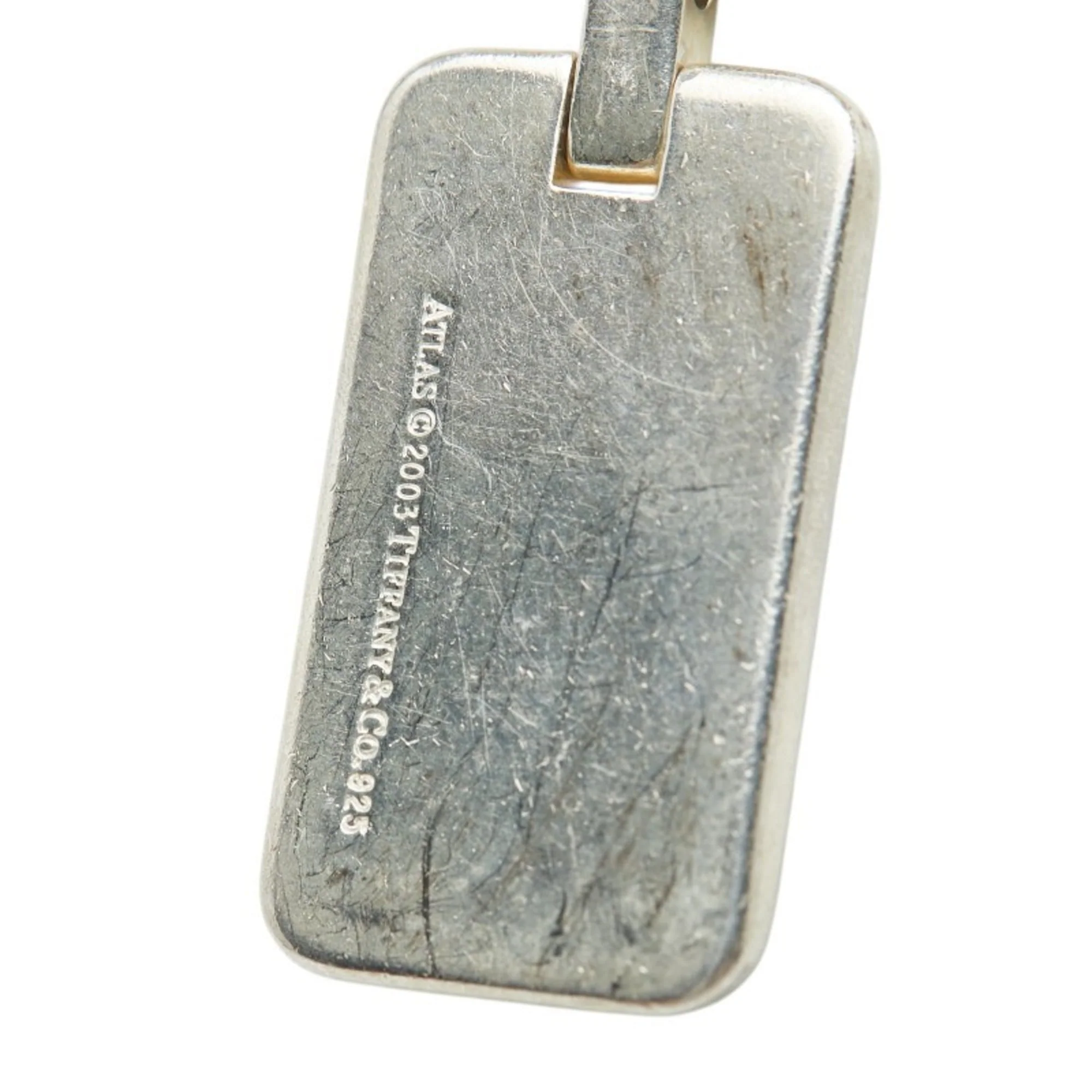 Atlas Dog Tag Pendant Necklace Sterling Silver - Image 8