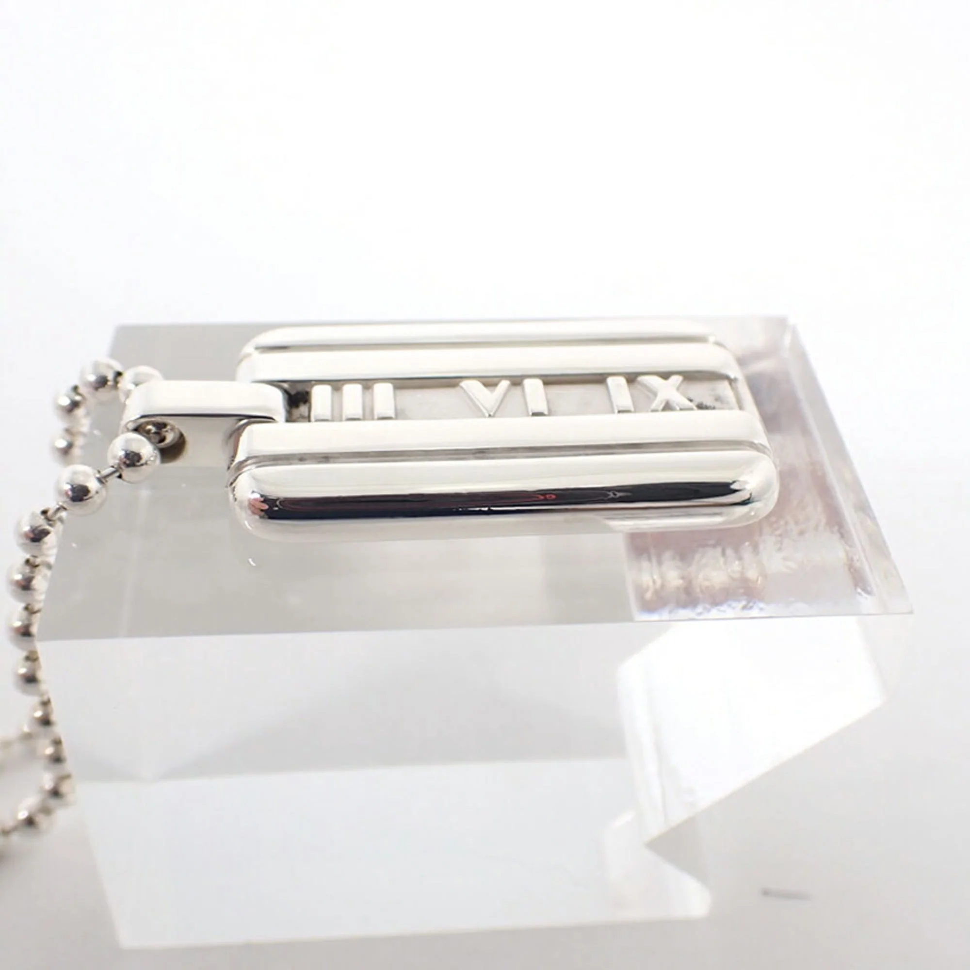 Atlas Pendant Necklace Sterling Silver - Image 8