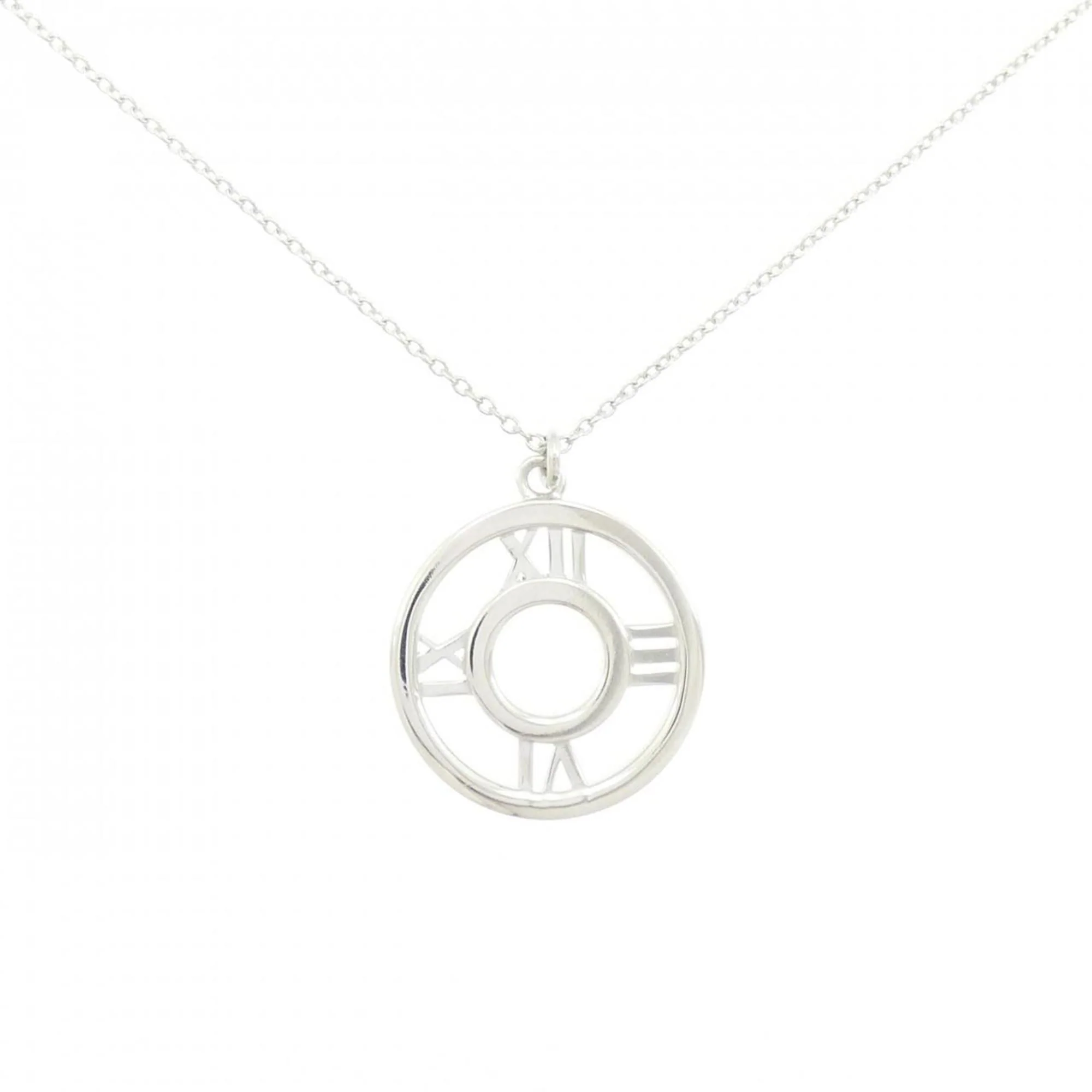 Atlas Pendant Necklace Sterling Silver