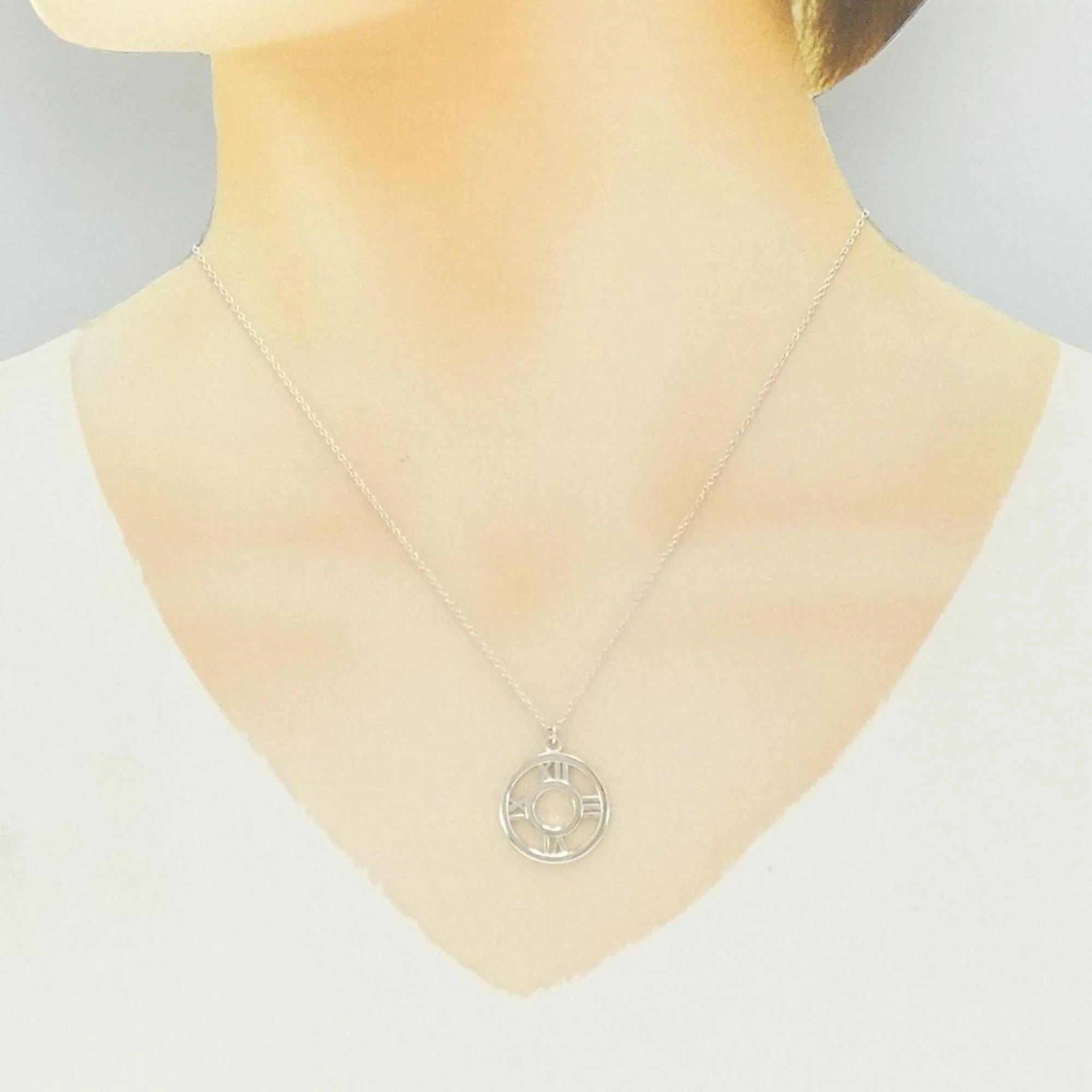 Atlas Pendant Necklace Sterling Silver - Image 6