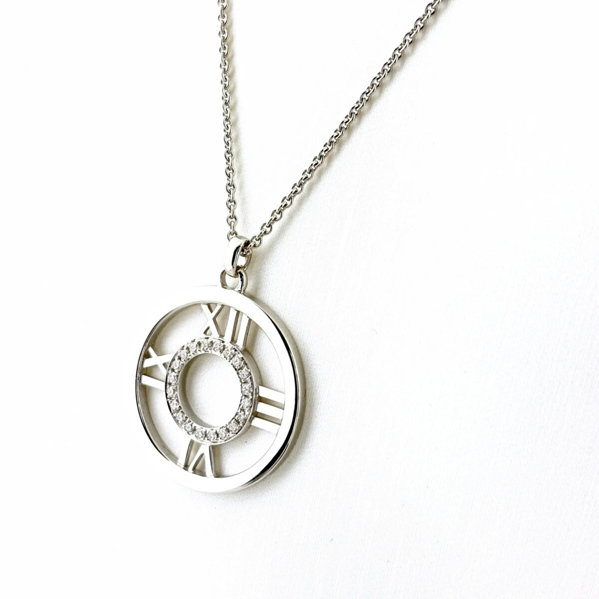 Atlas Pendant Necklace Sterling Silver