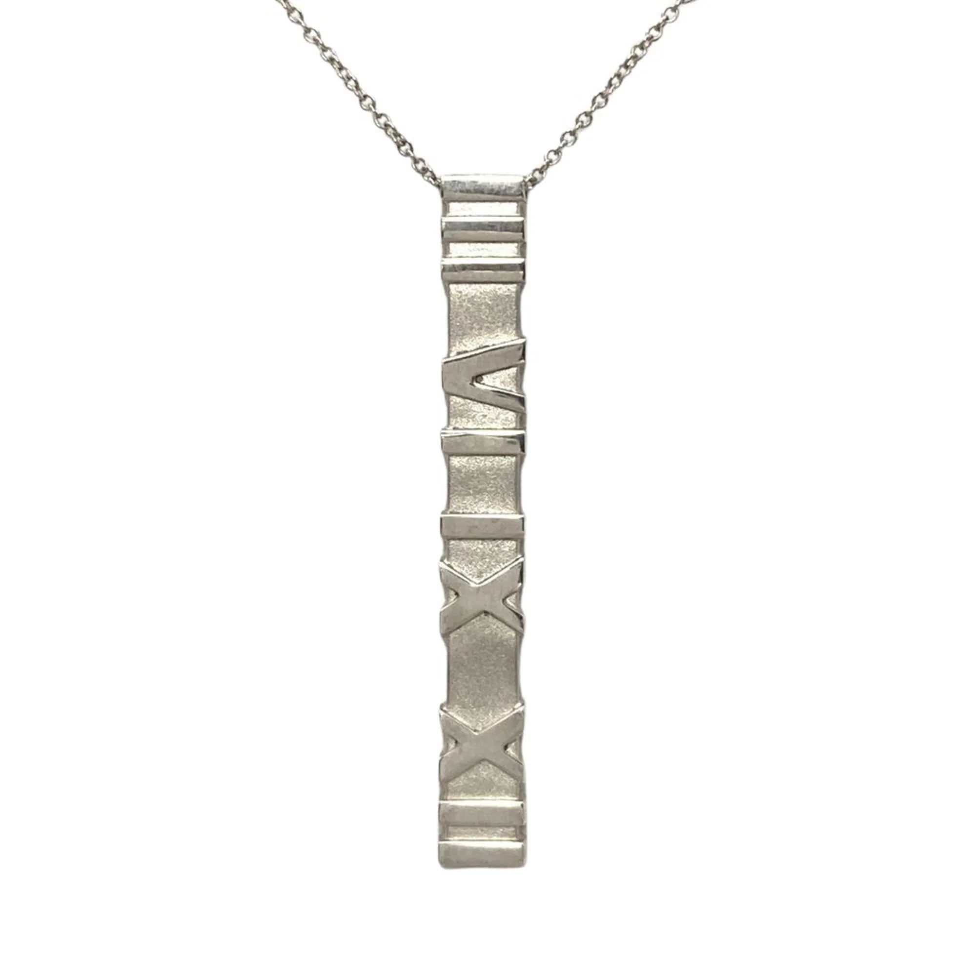Atlas Pendant Necklace Sterling Silver