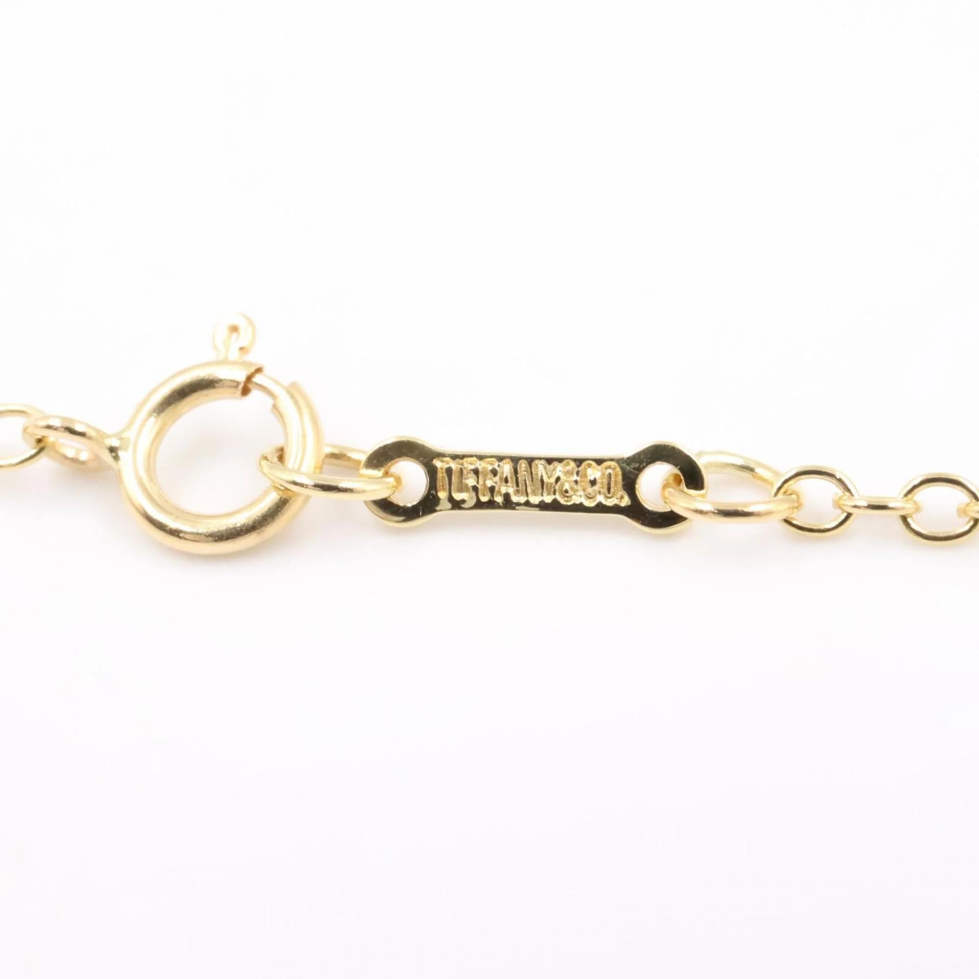 Bean Pendant Necklace 18K Yellow Gold 16mm - Image 4
