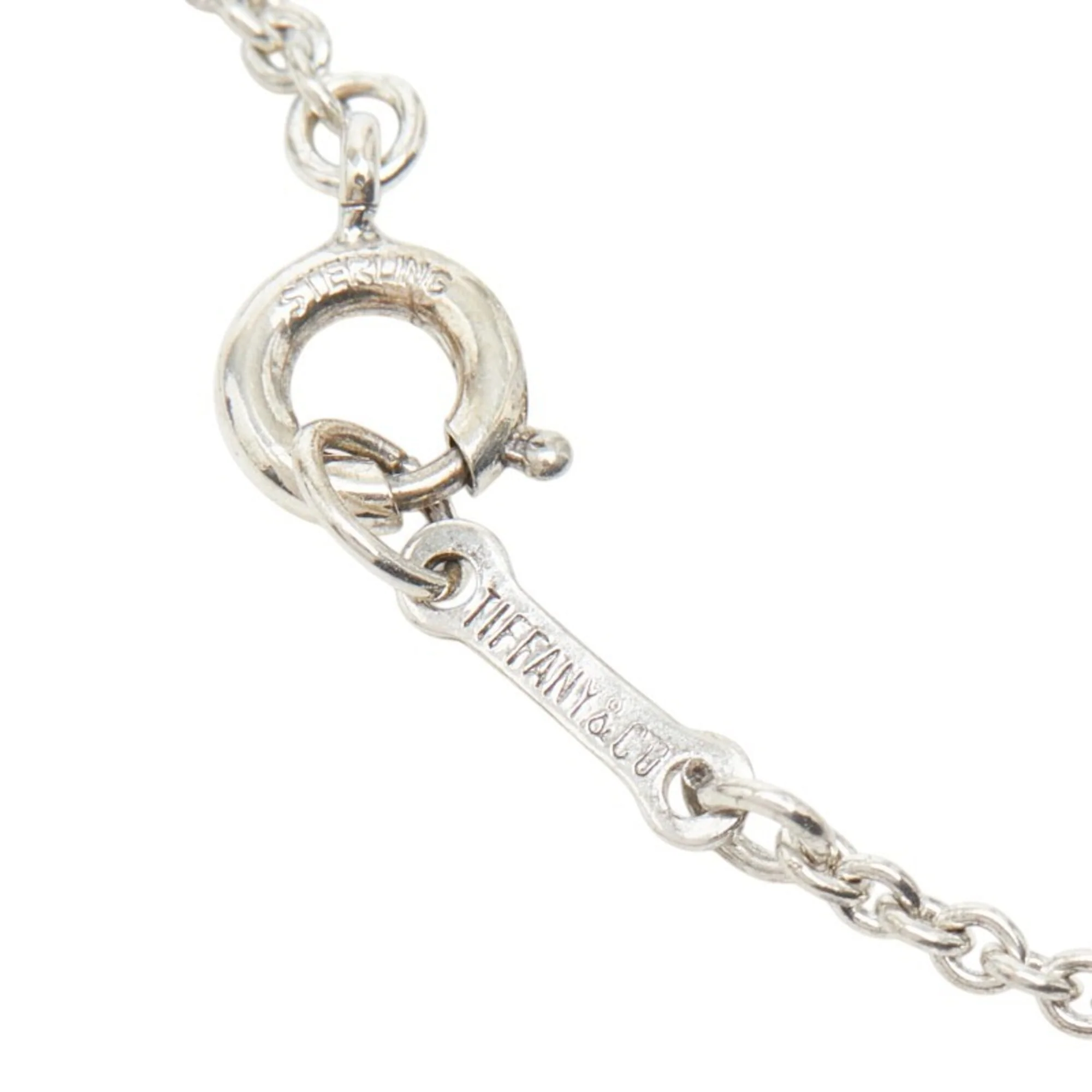 Bean Pendant Necklace Sterling Silver 14.2mm - Image 6