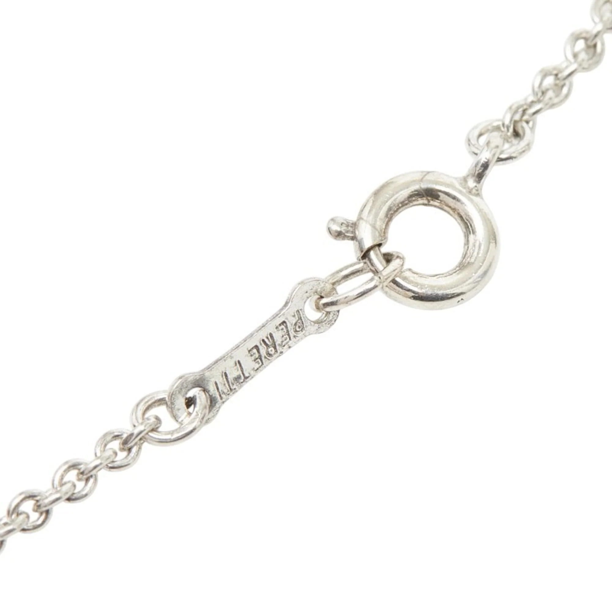 Bean Pendant Necklace Sterling Silver 14.2mm - Image 7