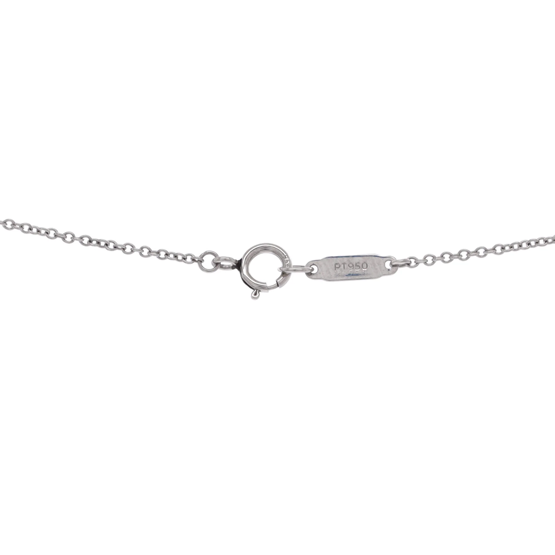 Bow Pendant Necklace Platinum and Diamonds Mini - Image 3