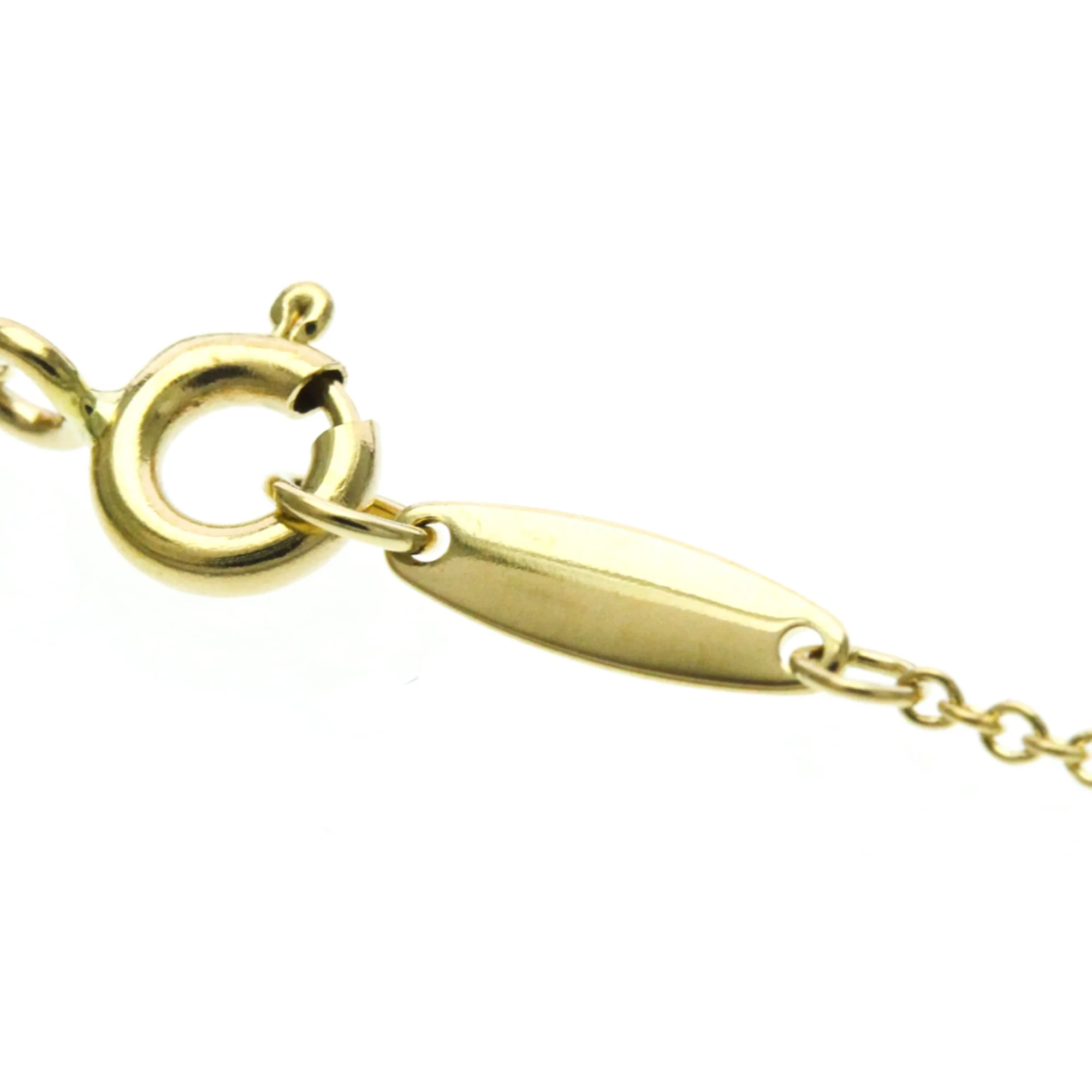 Cross Pendant Necklace 18K Yellow Gold - Image 7