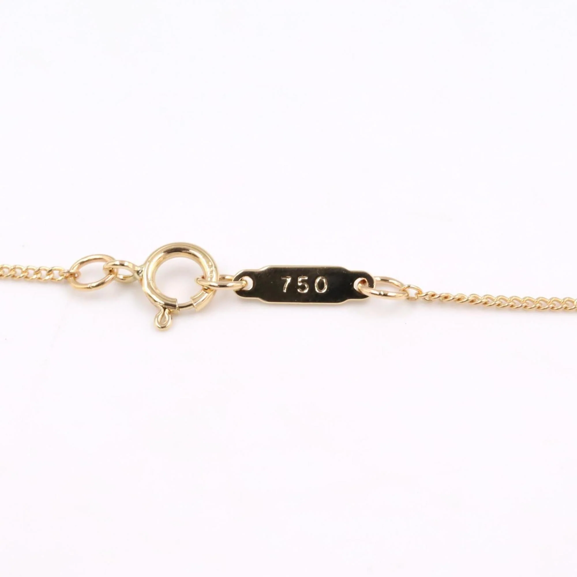 Cross Ribbon Pendant Necklace 18K Rose Gold and 18K Yellow Gold - Image 4