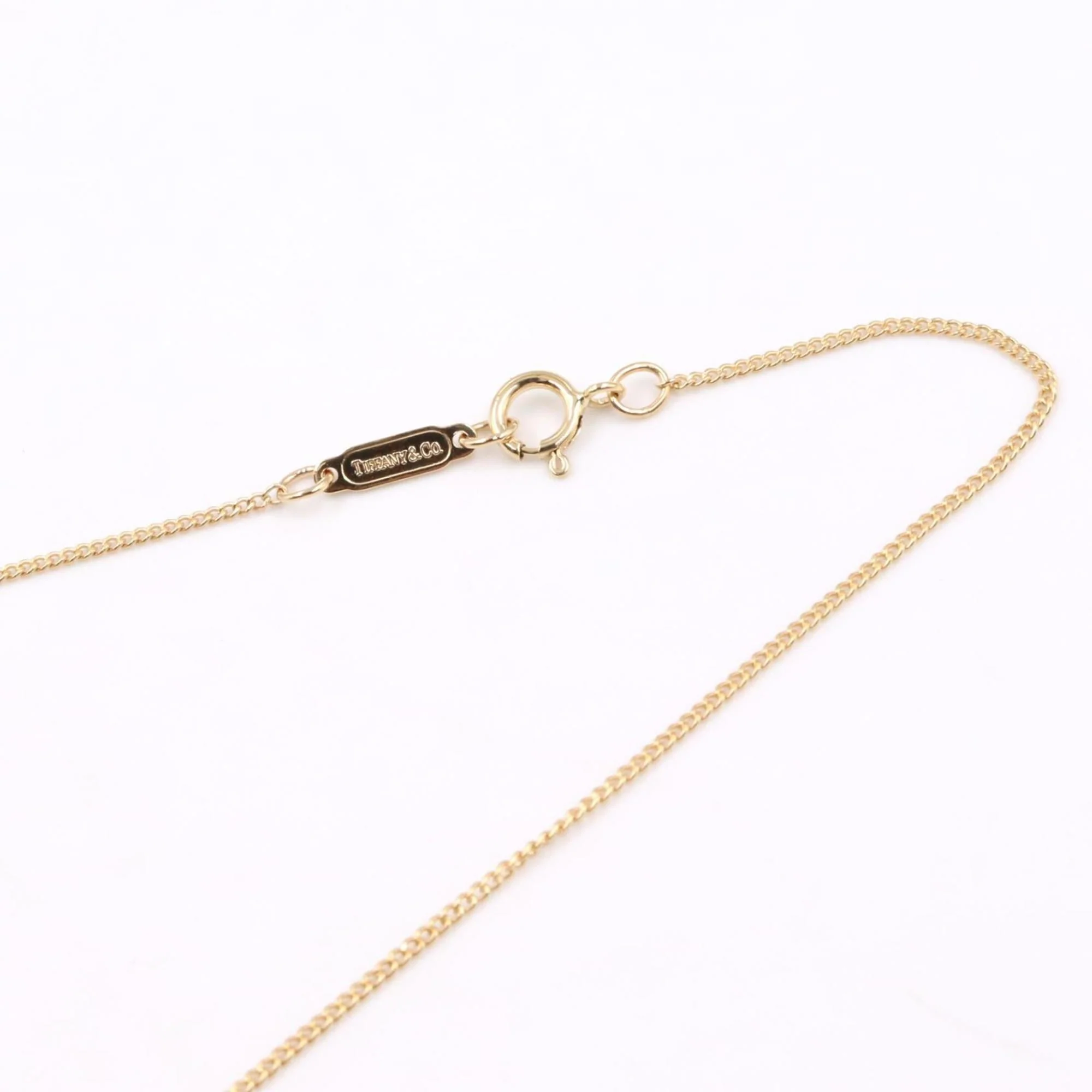 Cross Ribbon Pendant Necklace 18K Rose Gold and 18K Yellow Gold - Image 5