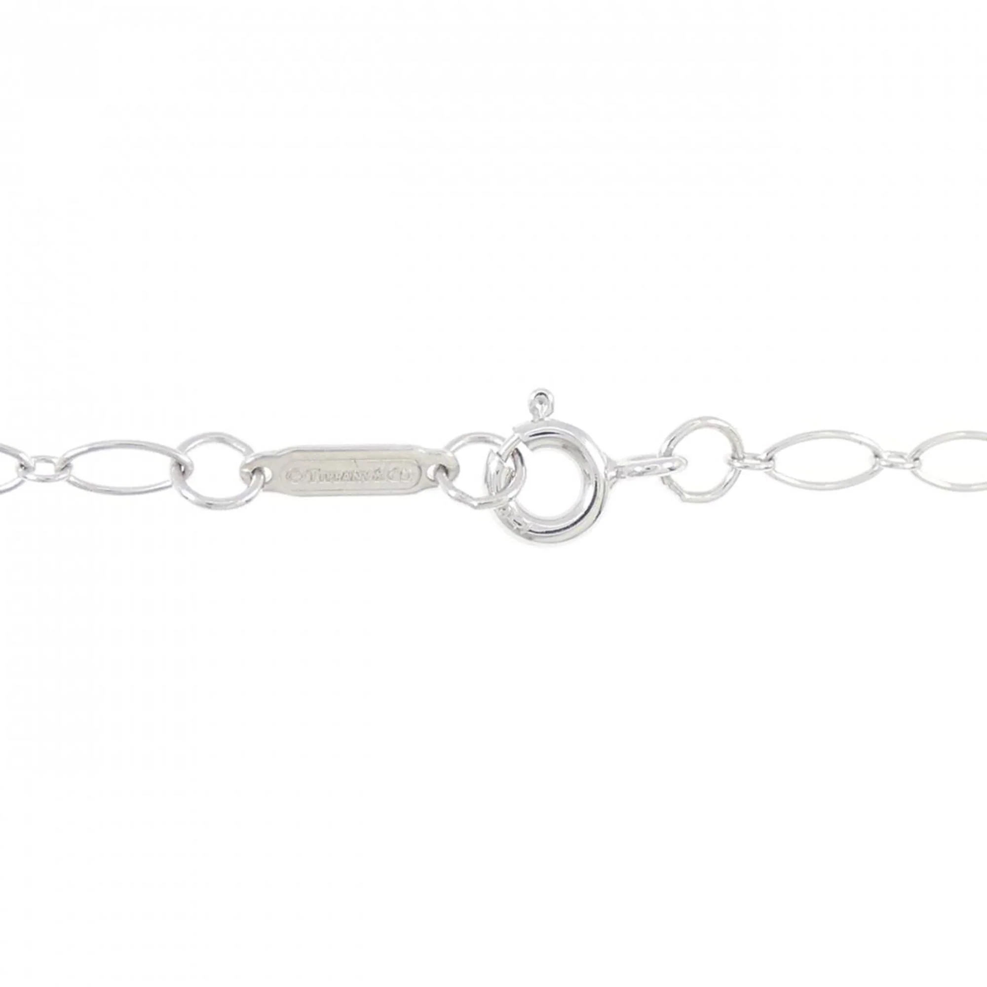 Crown Key Pendant Necklace 18K White Gold - Image 5