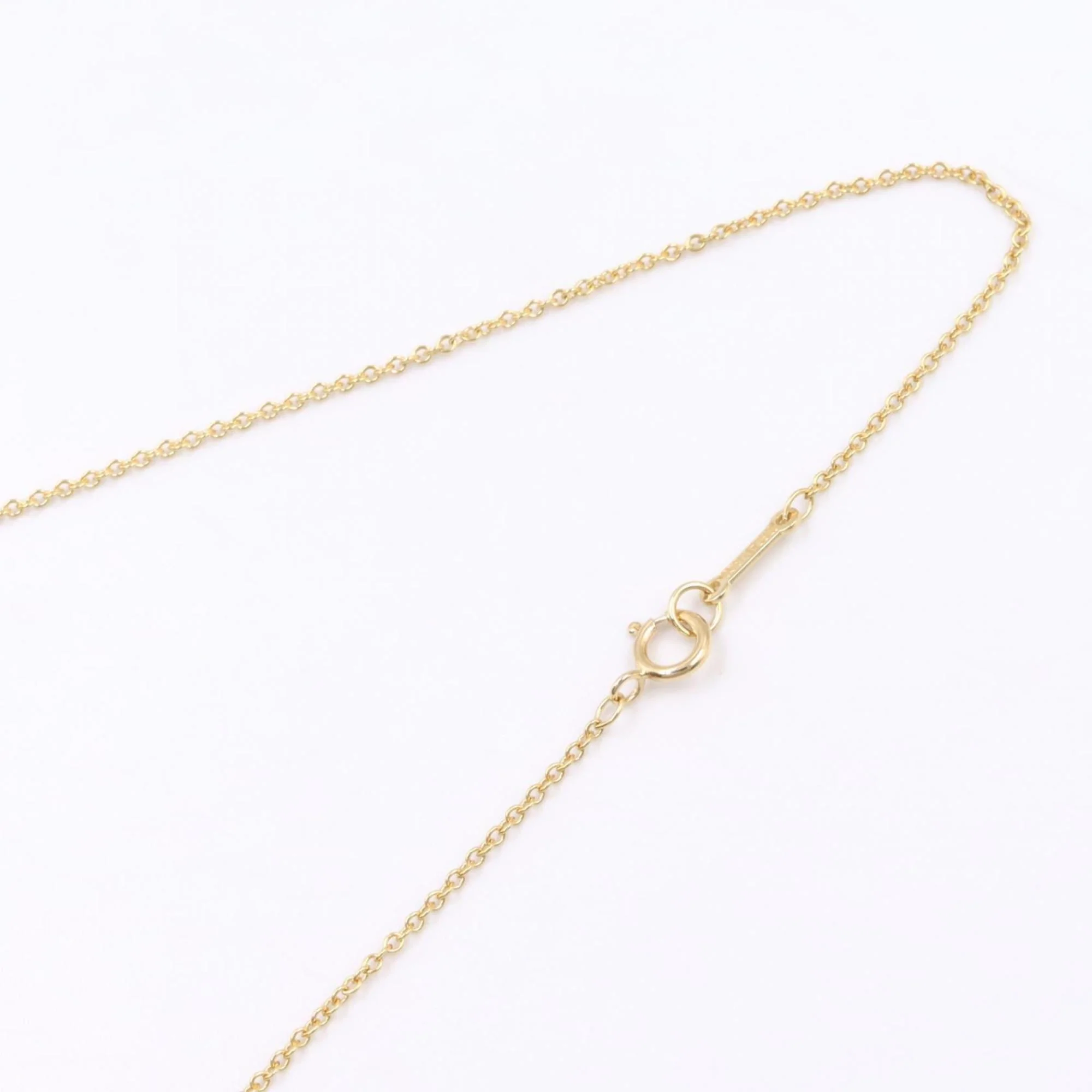 Double Loop Pendant Necklace 18K Yellow Gold - Image 5