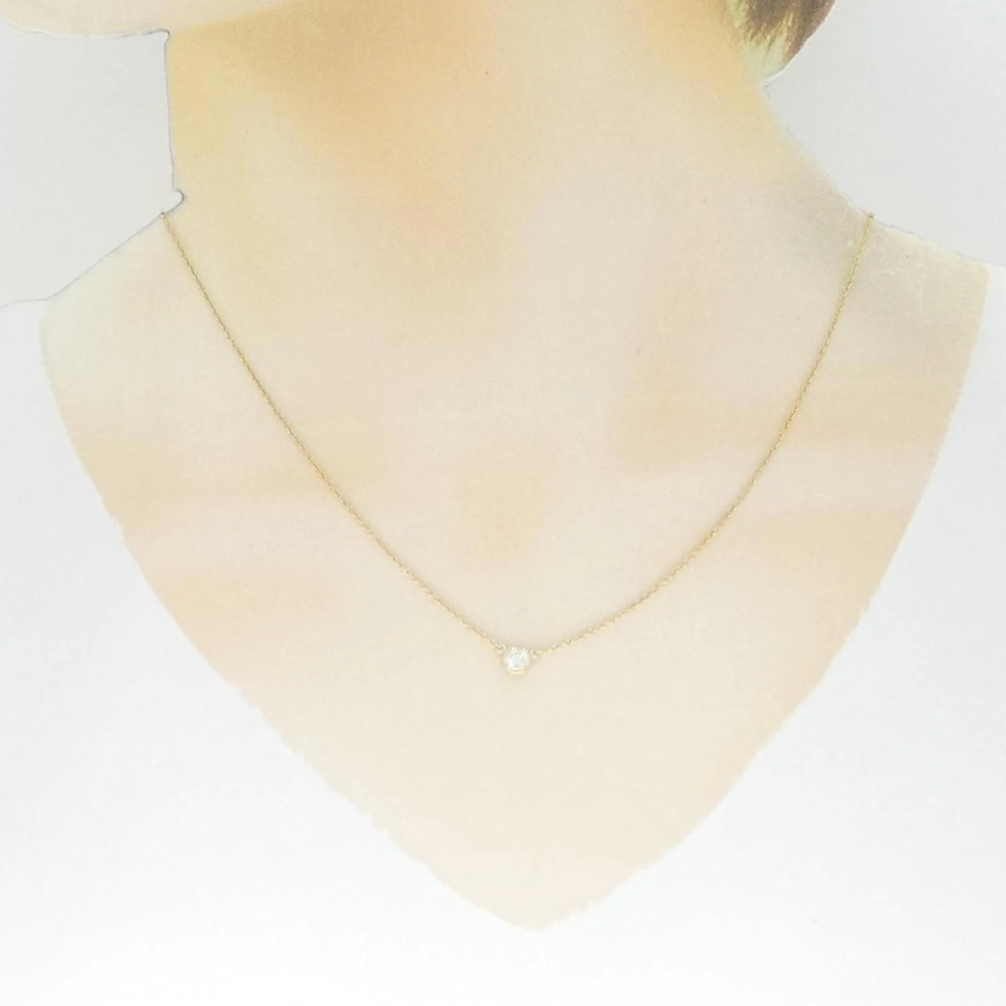 Elsa Peretti Diamonds By The Yard Pendant Necklace 18K Yellow Gold and Diamond 0.20-0.29CT - Image 6