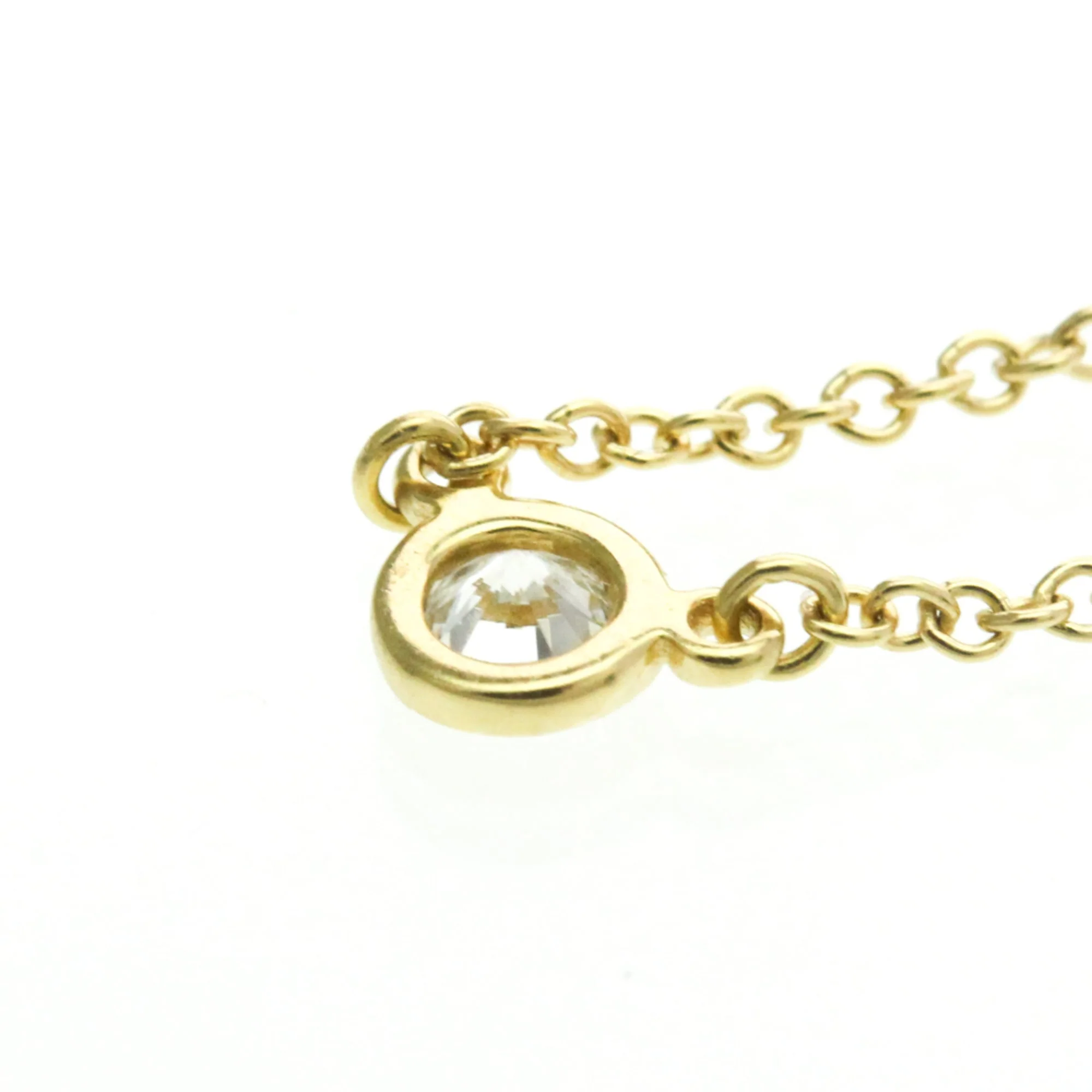 Elsa Peretti Diamonds By The Yard Pendant Necklace 18K Yellow Gold and Diamond - Image 6