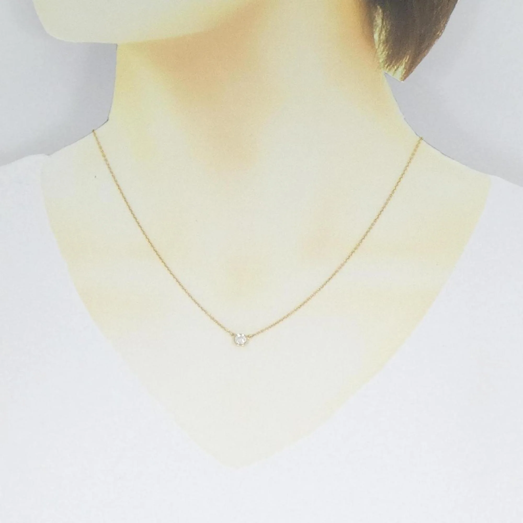 Elsa Peretti Diamonds By The Yard Pendant Necklace 18K Yellow Gold and Diamond - Image 6