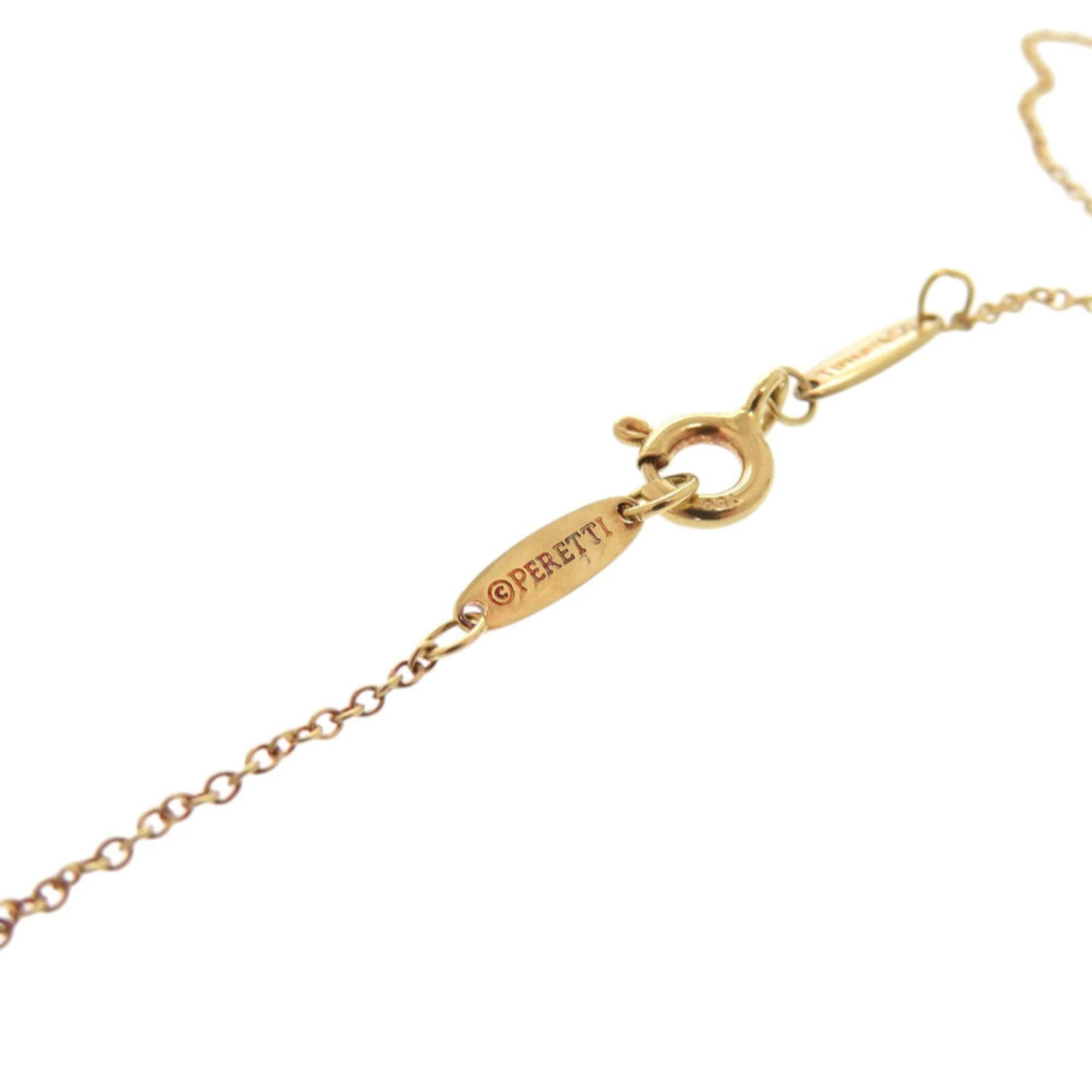Elsa Peretti Diamonds By The Yard Pendant Necklace 18K Yellow Gold and Diamond - Image 5