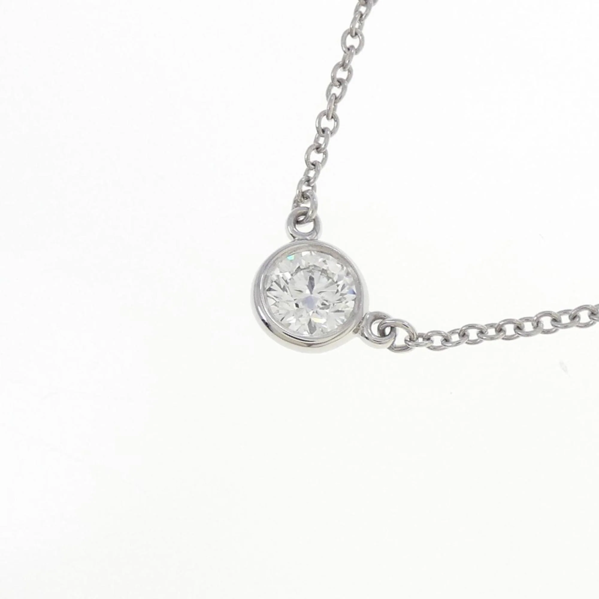 Elsa Peretti Diamonds By The Yard Pendant Necklace Platinum and Diamond - Image 3