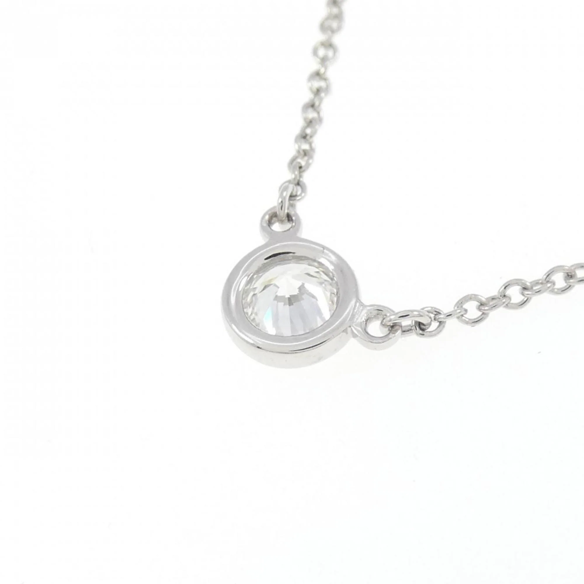 Elsa Peretti Diamonds By The Yard Pendant Necklace Platinum and Diamond - Image 4