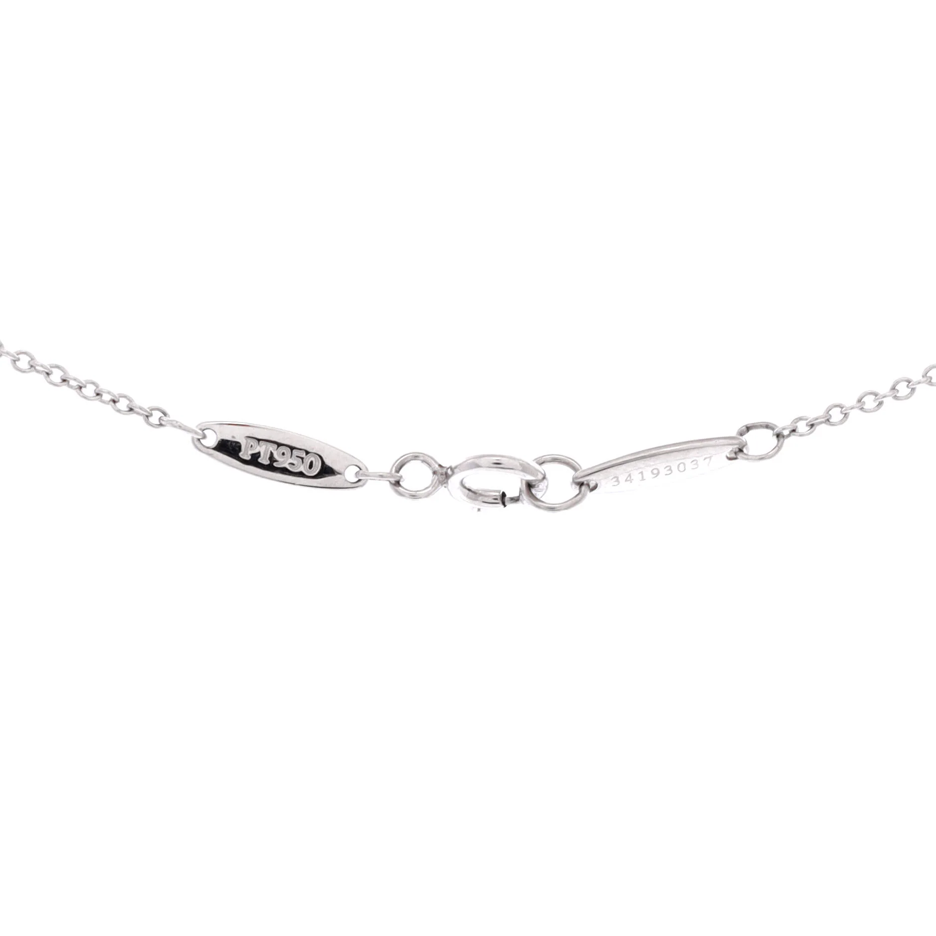 Elsa Peretti Diamonds By The Yard Pendant Necklace Platinum with Diamond 0.30-0.39CT - Image 3