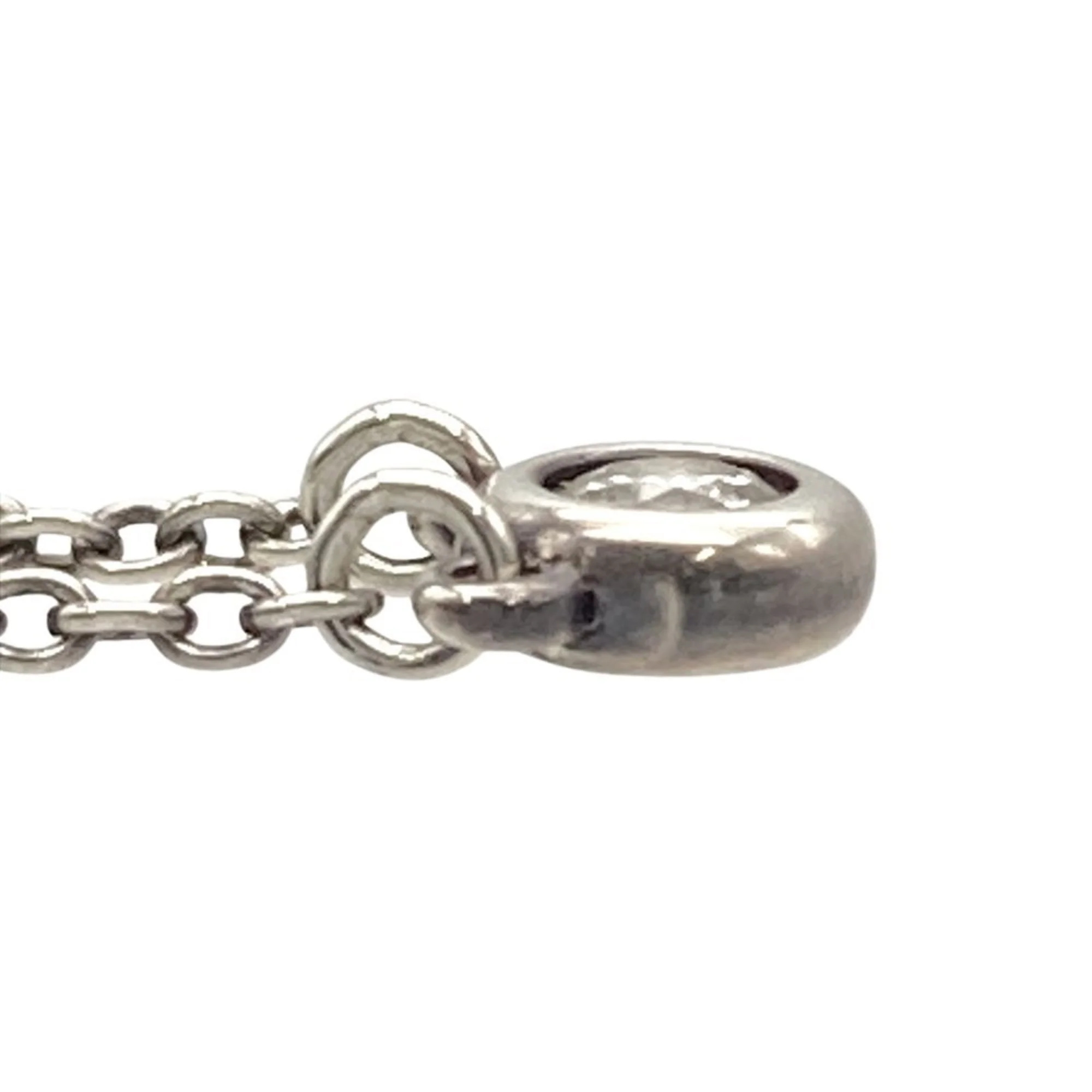 Elsa Peretti Diamonds By The Yard Pendant Necklace Sterling Silver and Diamond - Image 4