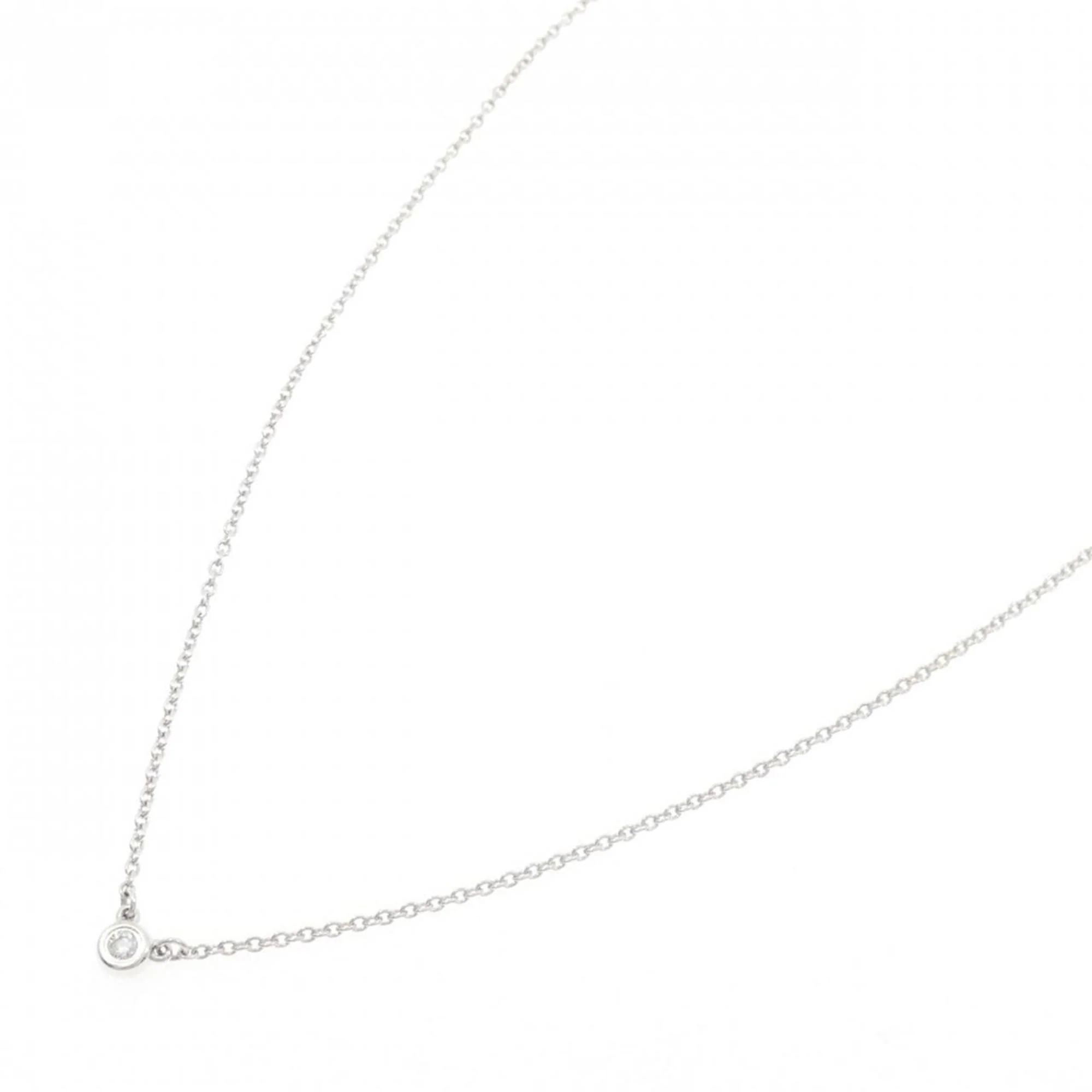 Elsa Peretti Diamonds By The Yard Pendant Necklace Sterling Silver and Diamond - Image 2