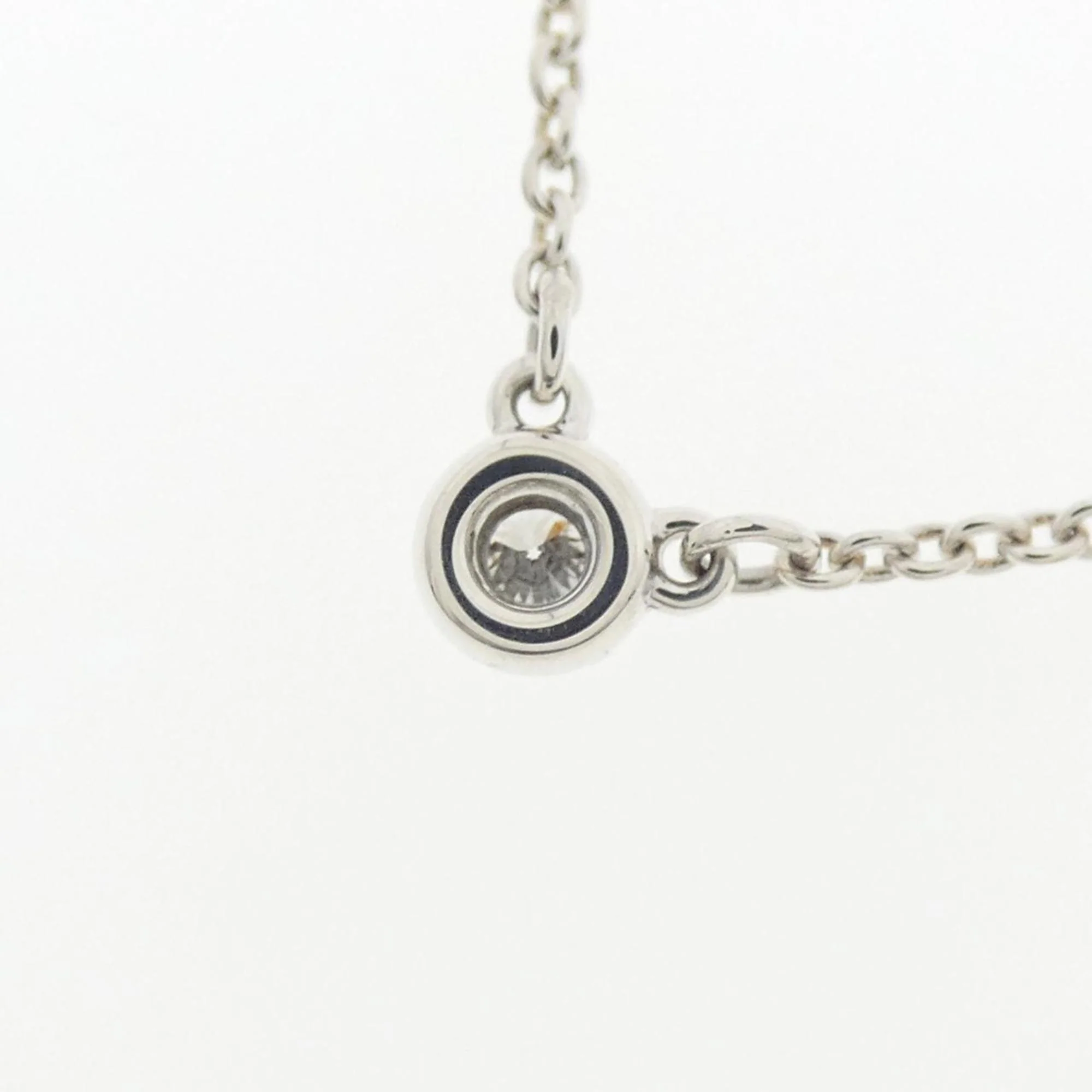 Elsa Peretti Diamonds By The Yard Pendant Necklace Sterling Silver and Diamond - Image 4