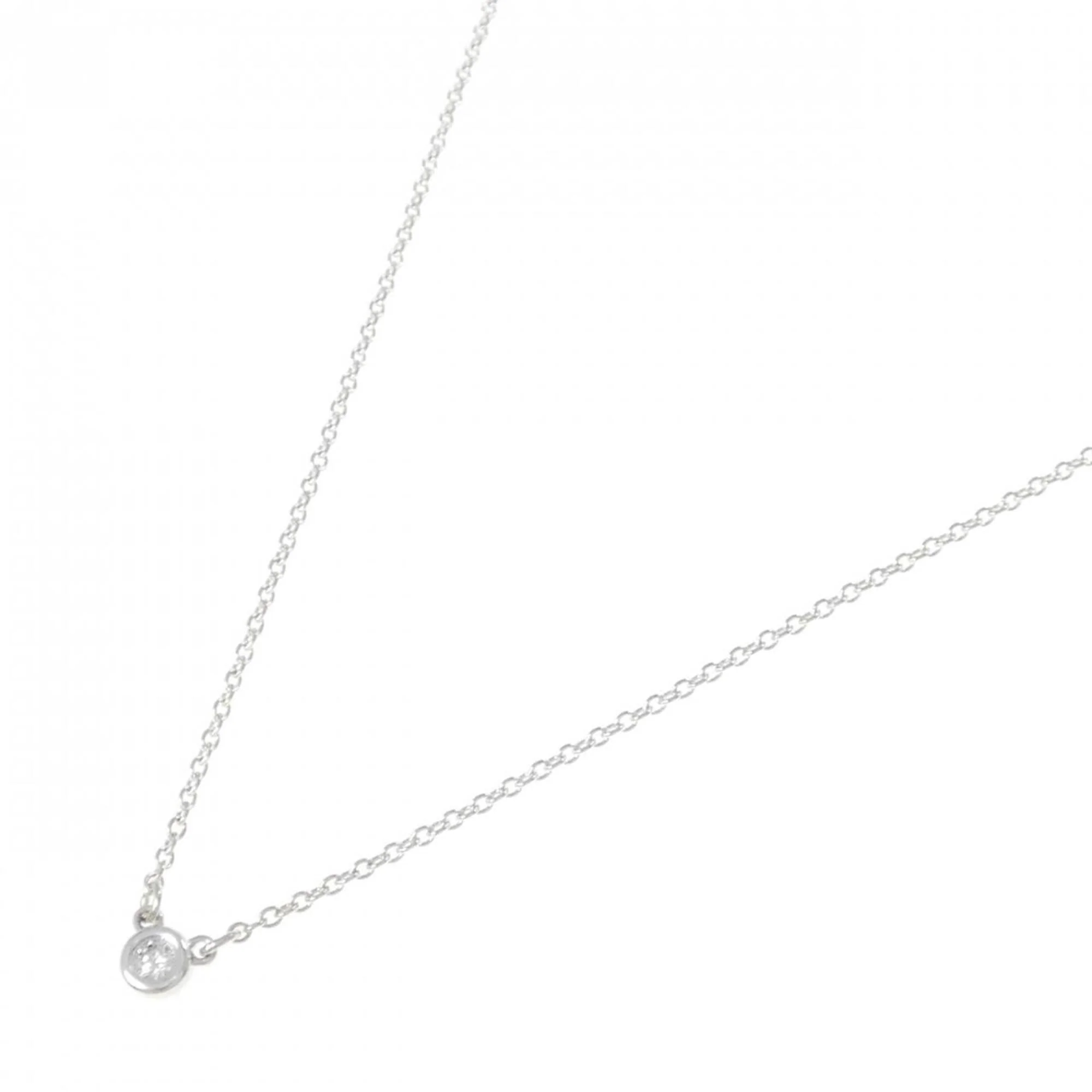 Elsa Peretti Diamonds By The Yard Pendant Necklace Sterling Silver and Diamond - Image 2