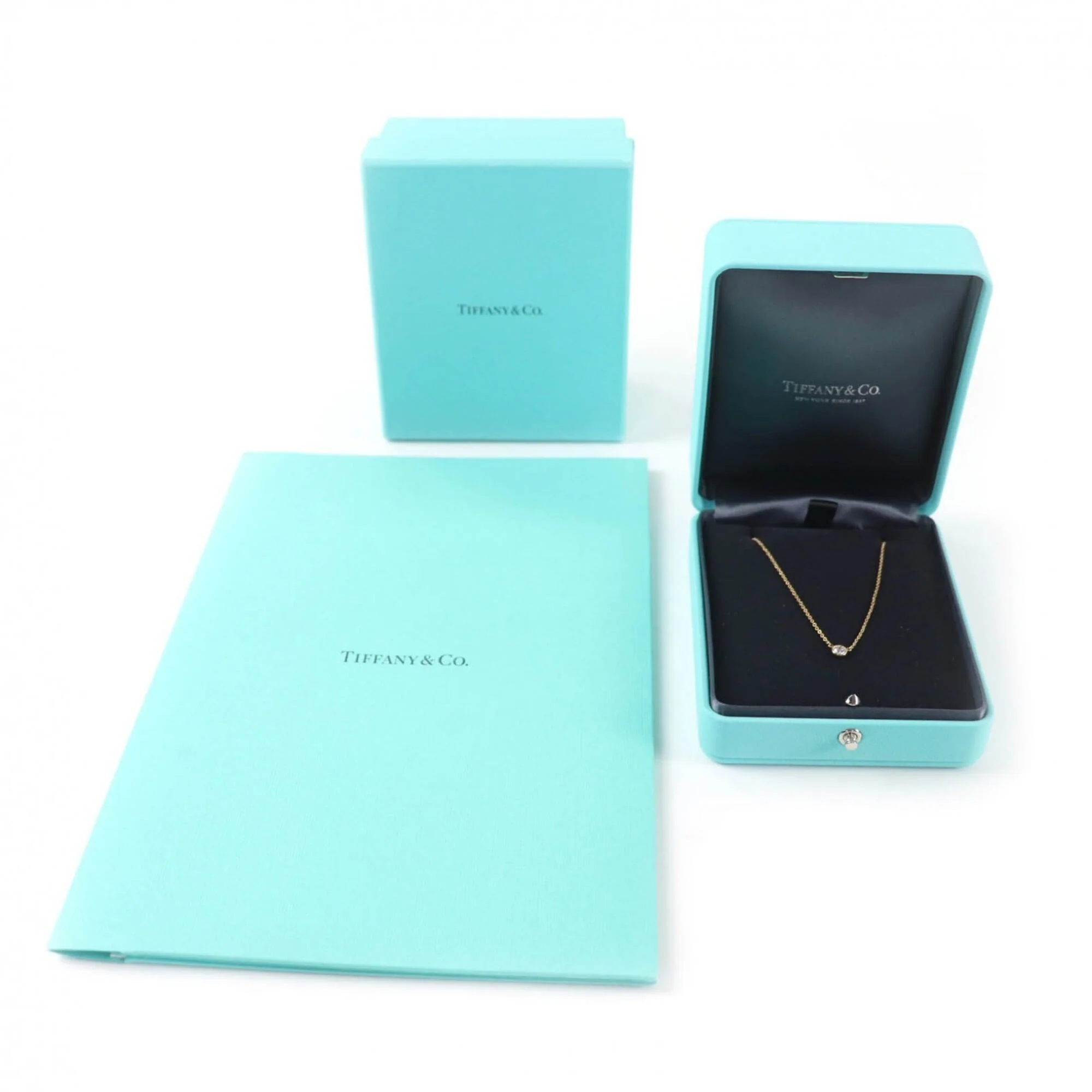 Elsa Peretti Pendant Necklace 18K Yellow Gold 0.4mm - Image 2