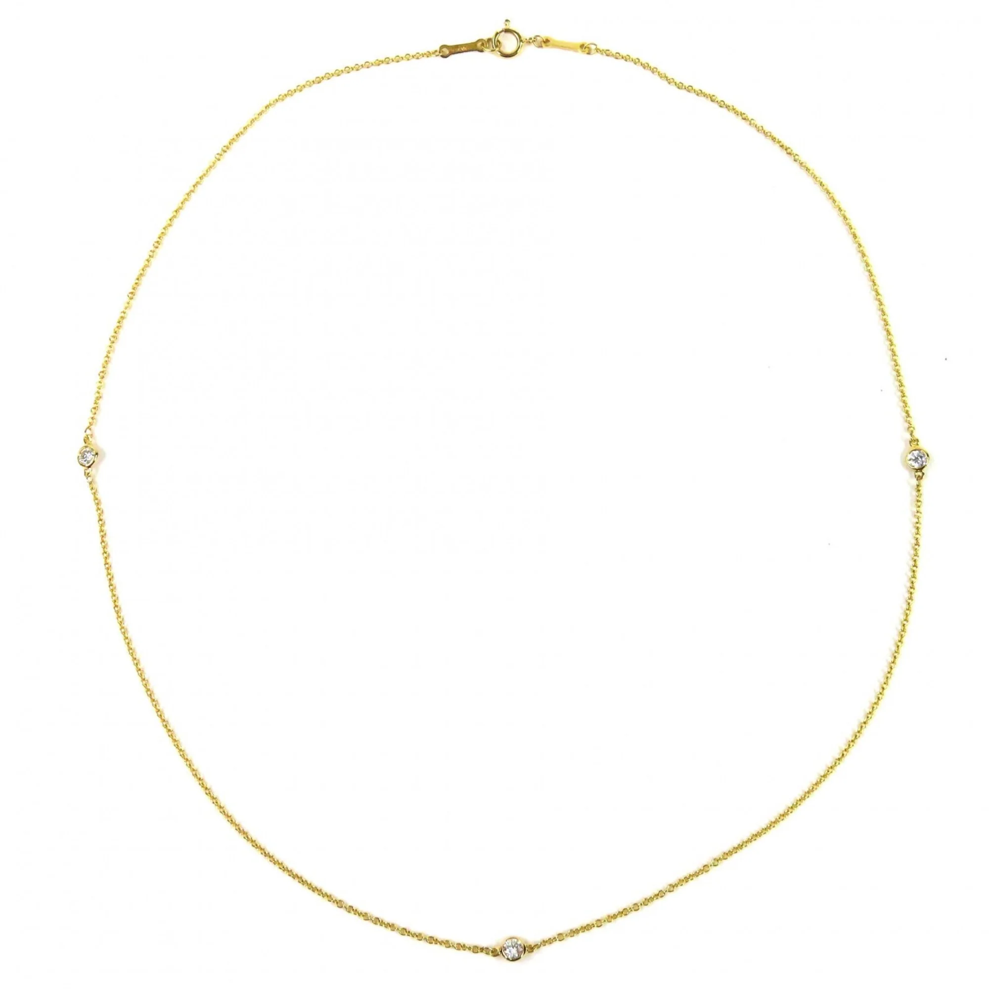 Elsa Peretti Pendant Necklace 18K Yellow Gold - Image 3