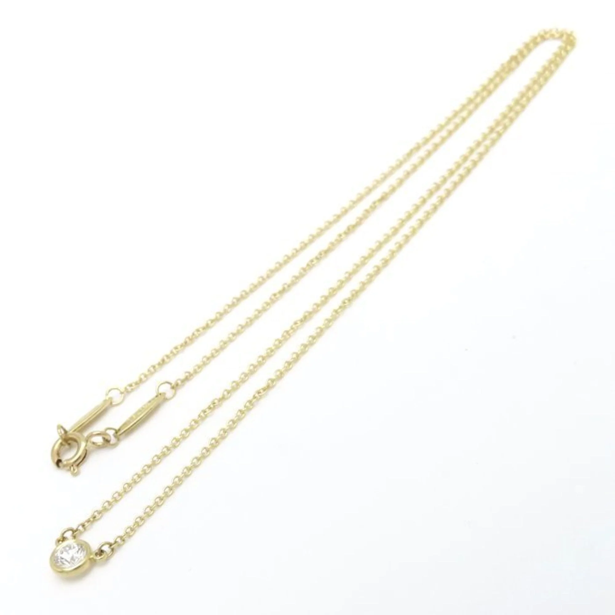 Elsa Peretti Pendant Necklace 18K Yellow Gold 4.9mm - Image 4