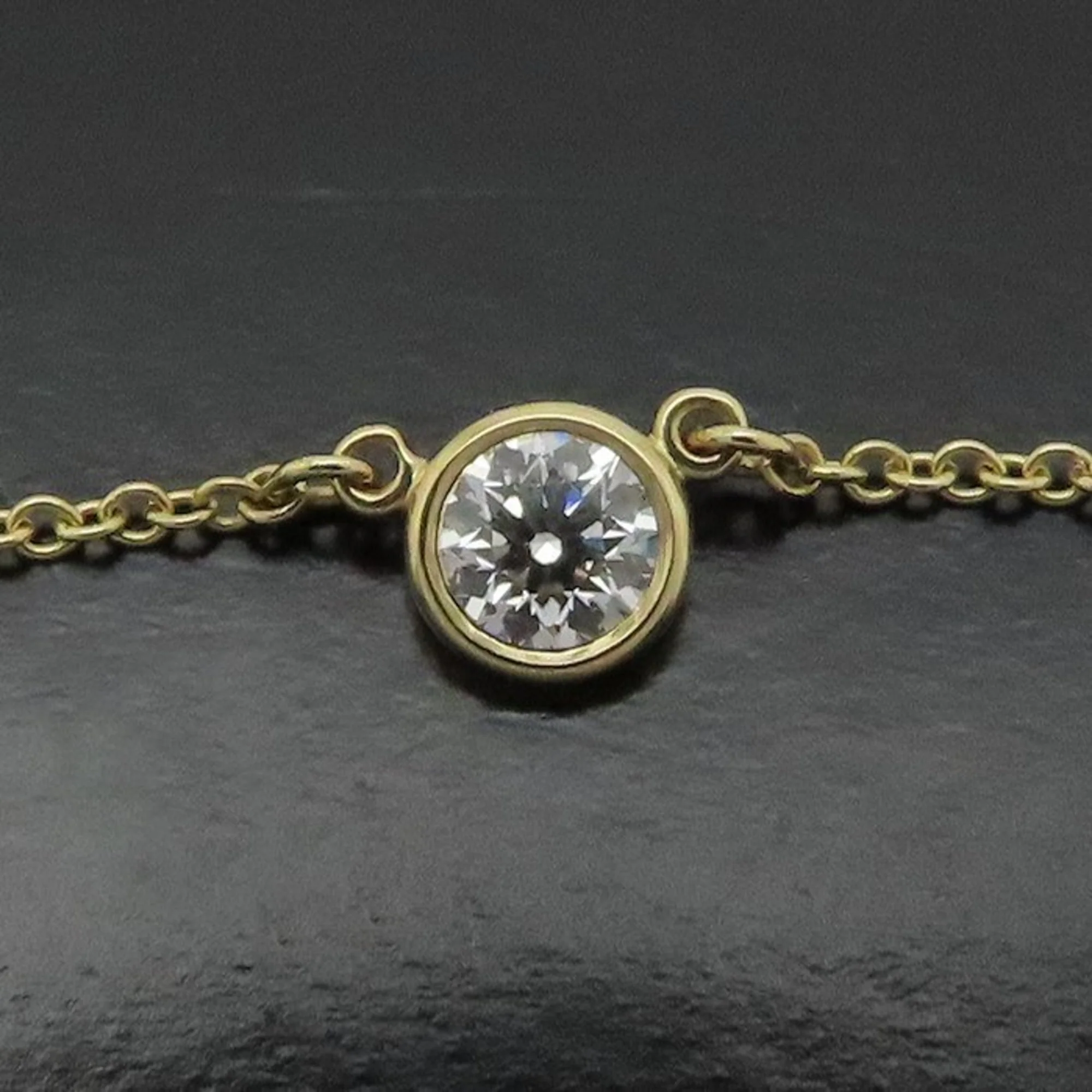 Elsa Peretti Pendant Necklace 18K Yellow Gold 4.9mm - Image 6