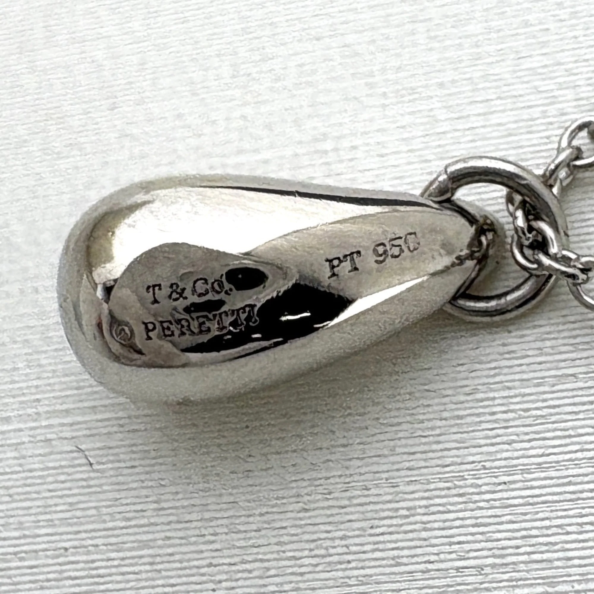 Elsa Peretti Pendant Necklace Platinum 10.9mm - Image 6