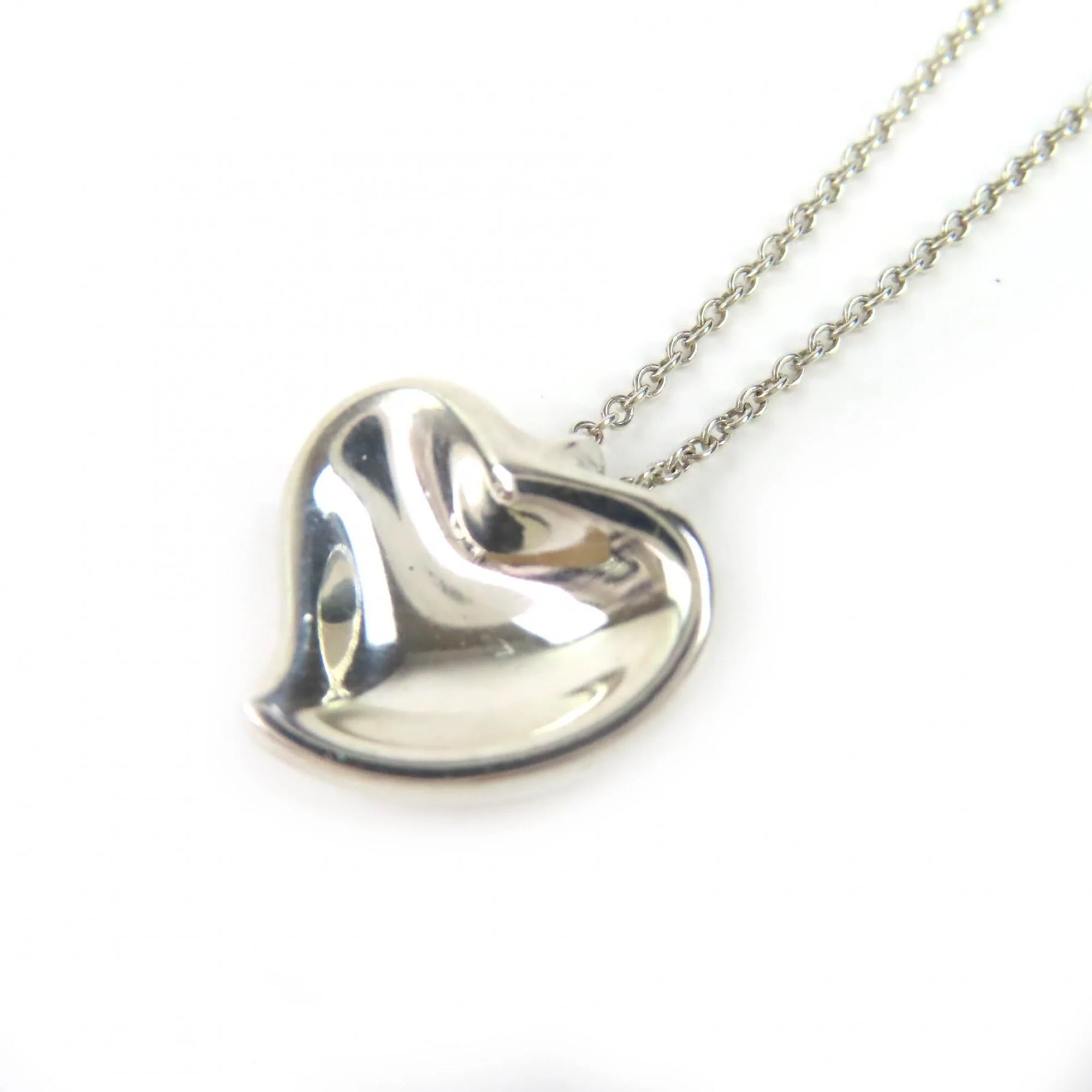 Elsa Peretti Pendant Necklace Sterling Silver 12mm