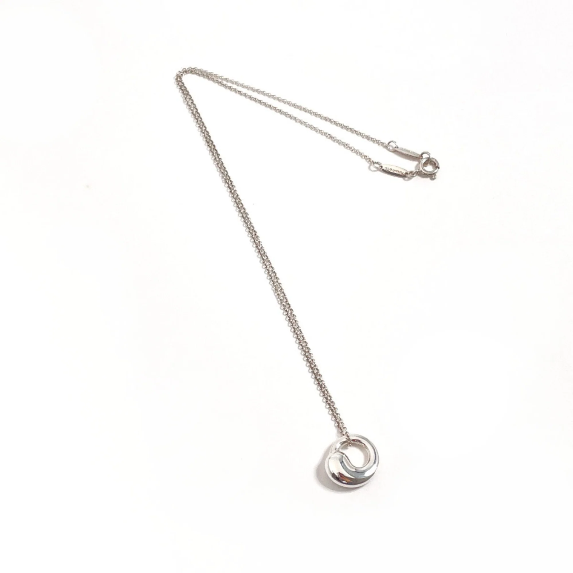 Elsa Peretti Pendant Necklace Sterling Silver 13.5mm - Image 3