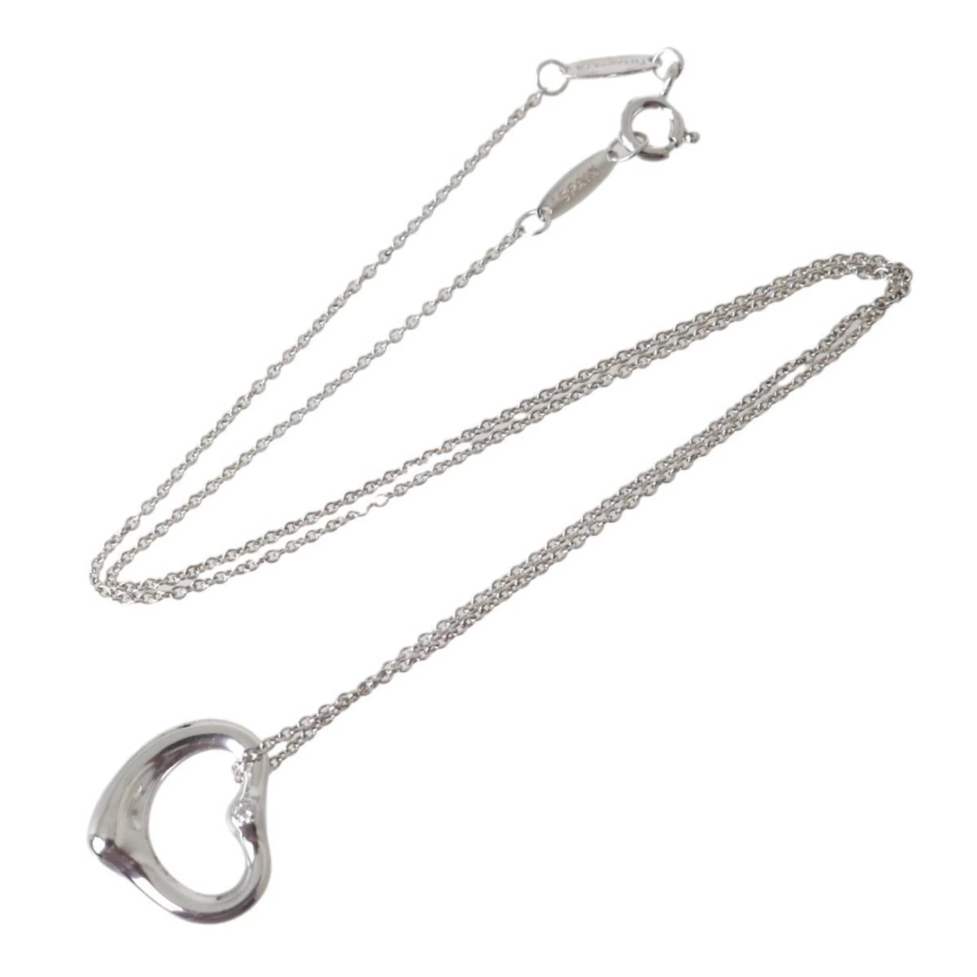 Elsa Peretti Pendant Necklace Sterling Silver 13.8mm - Image 2