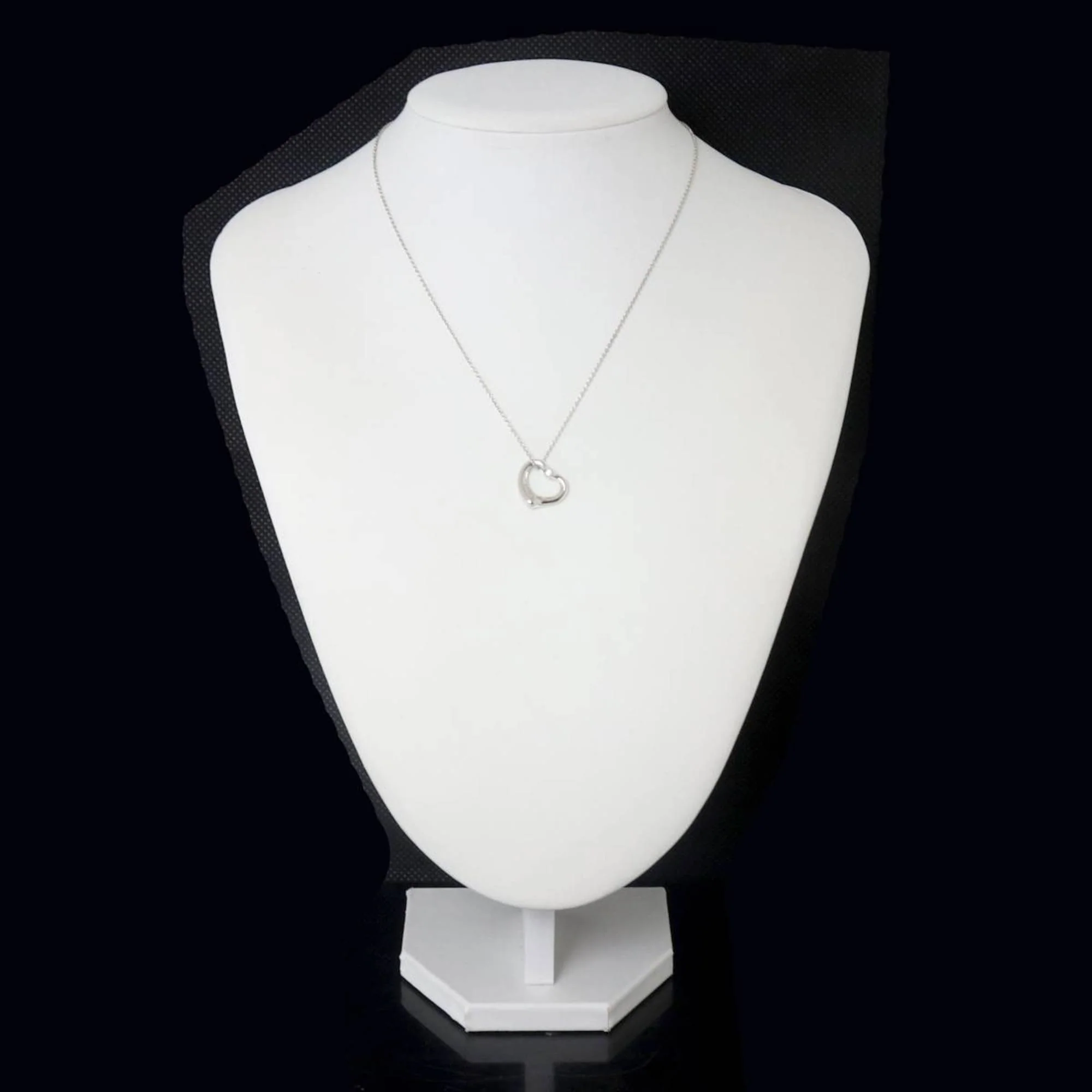 Elsa Peretti Pendant Necklace Sterling Silver 13.8mm - Image 6