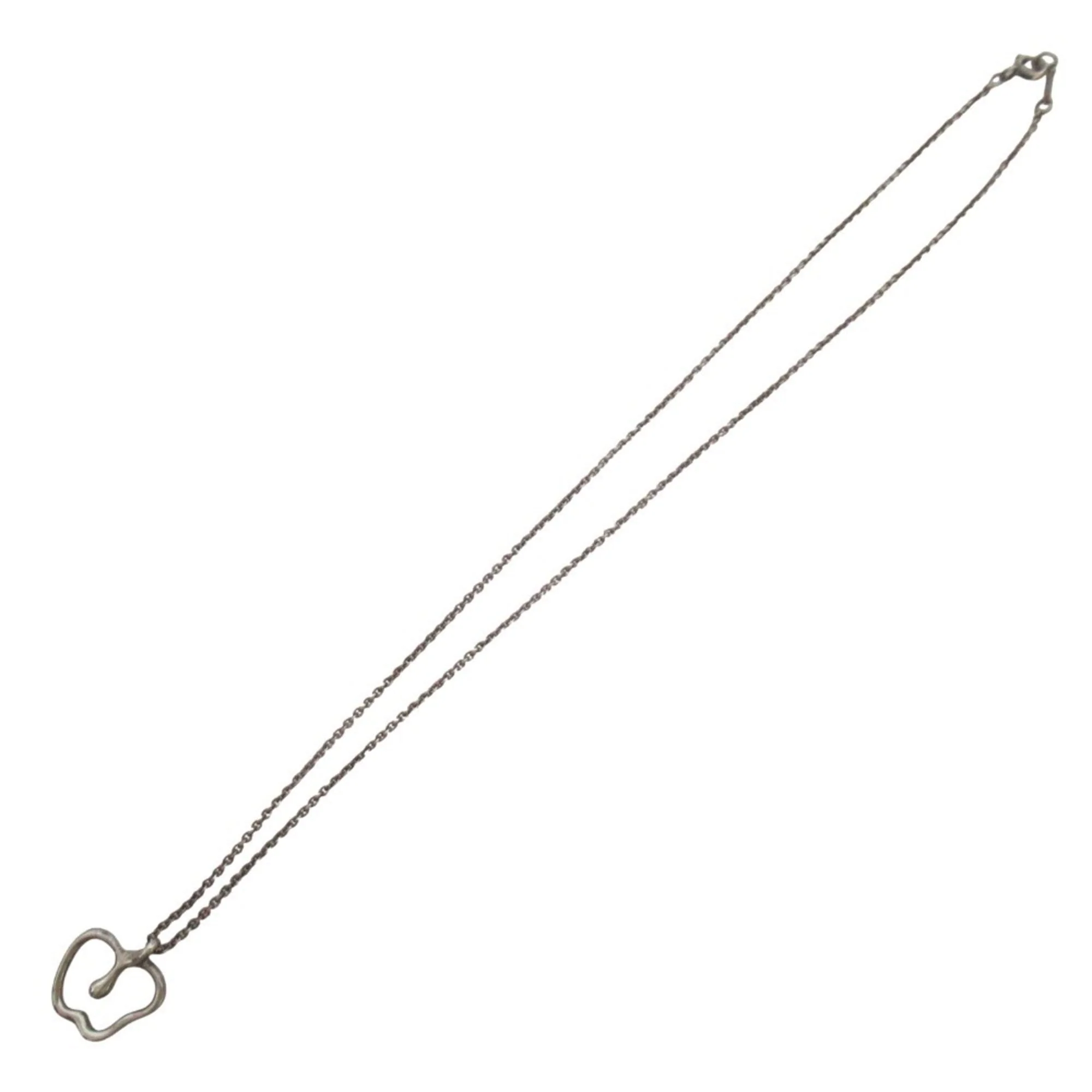 Elsa Peretti Pendant Necklace Sterling Silver 16mm - Image 3
