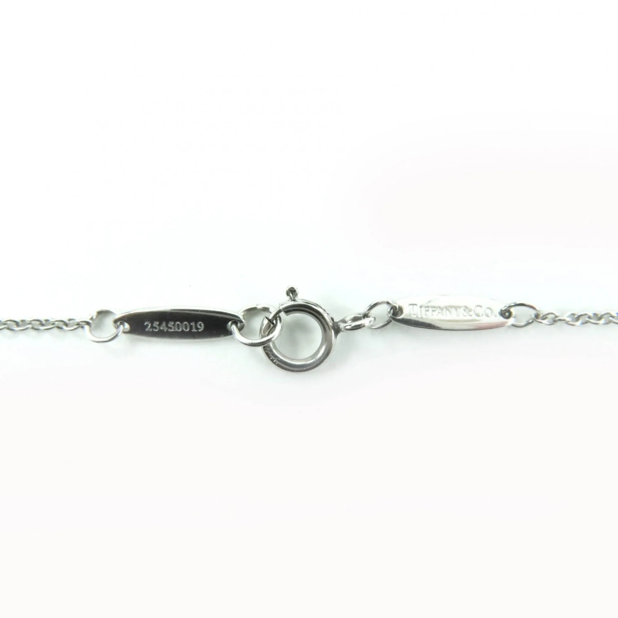 Elsa Peretti Pendant Necklace Sterling Silver and Platinum - Image 7