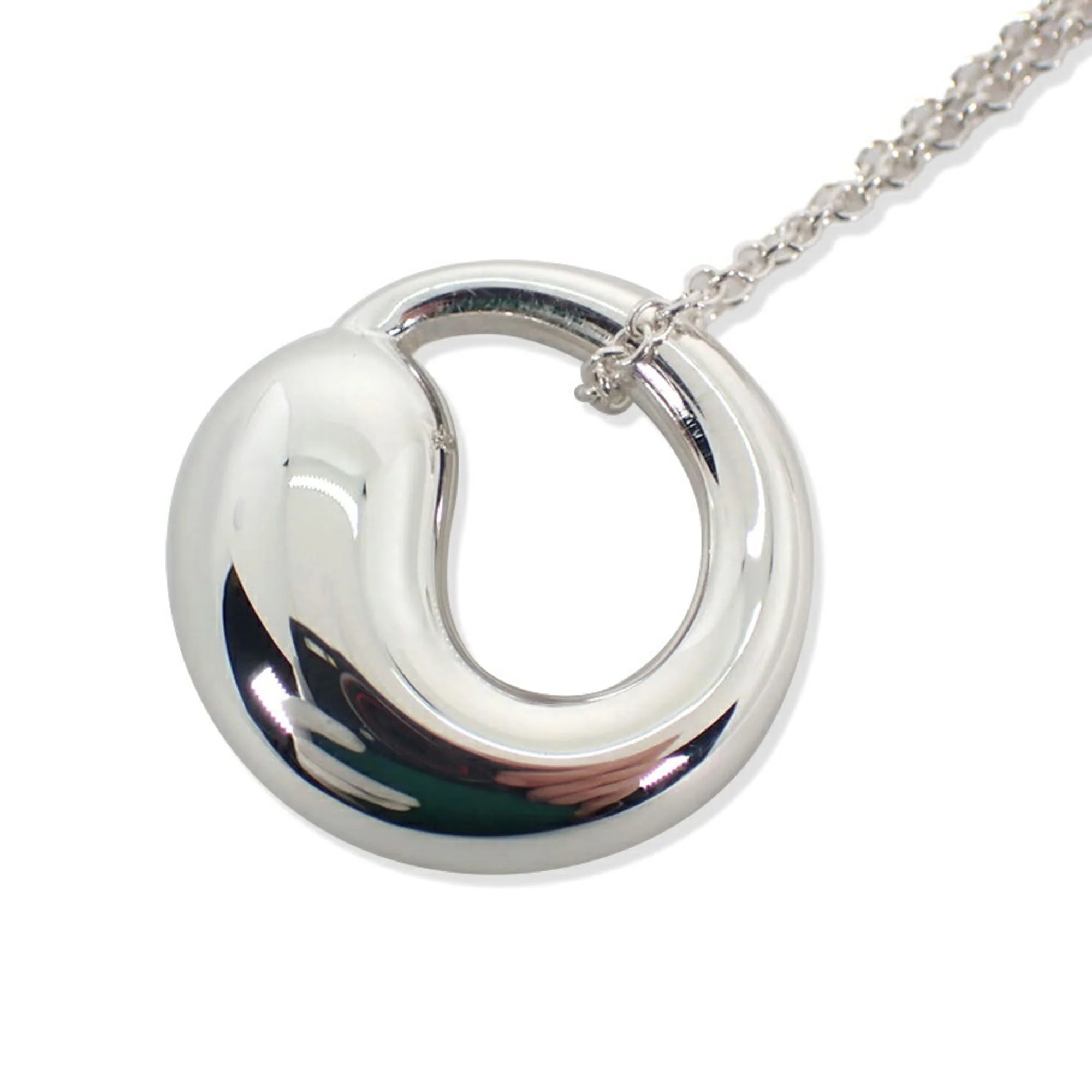 Eternal Circle Pendant Necklace Sterling Silver